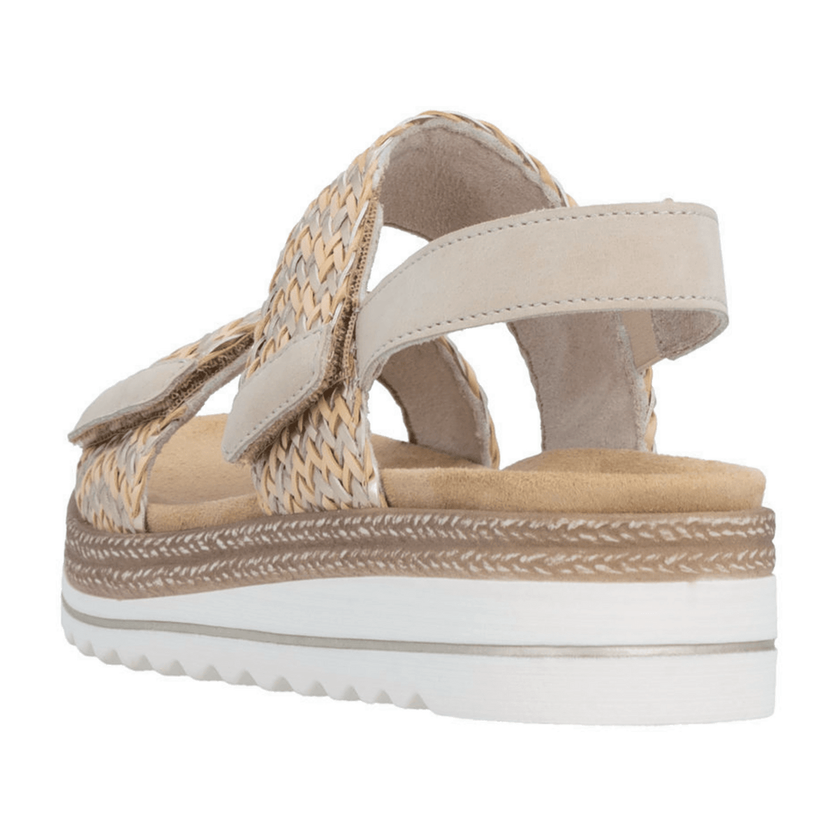 Remonte Women's Gold Sandals - Elegant Summer Shoes