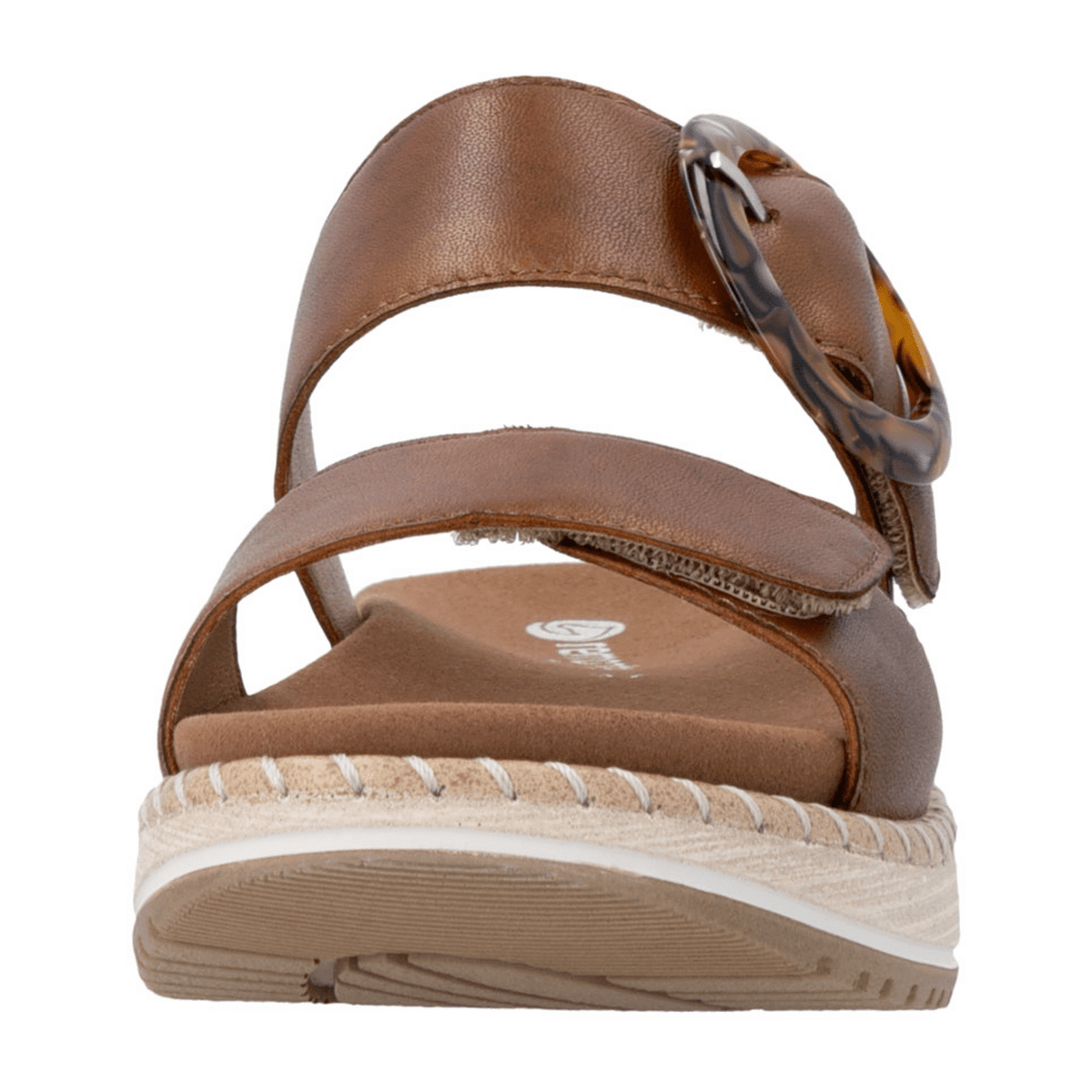 Remonte Women's Mules Sandals Brown Smooth Leather