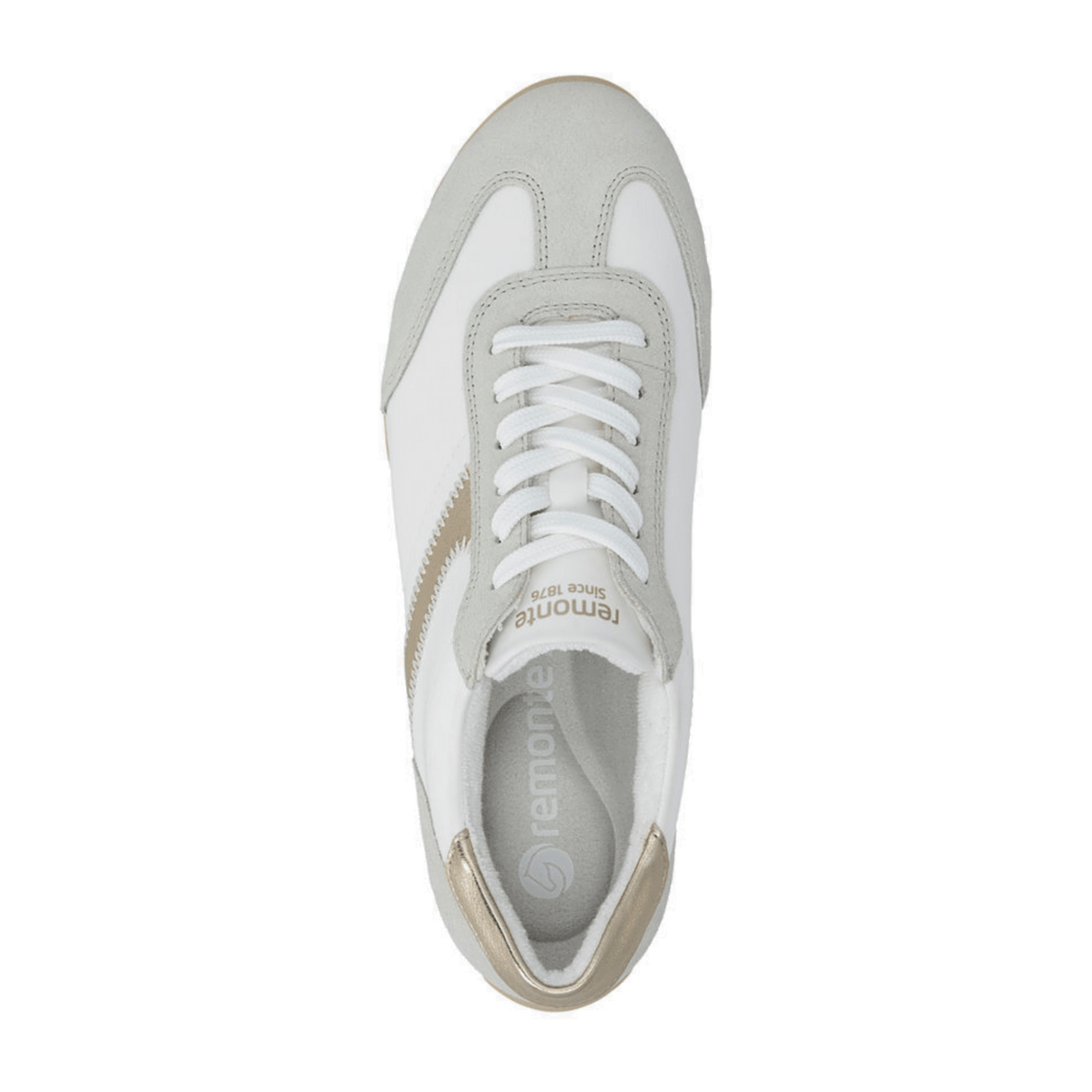 Remonte Women's Casual Sneakers White - Low Top