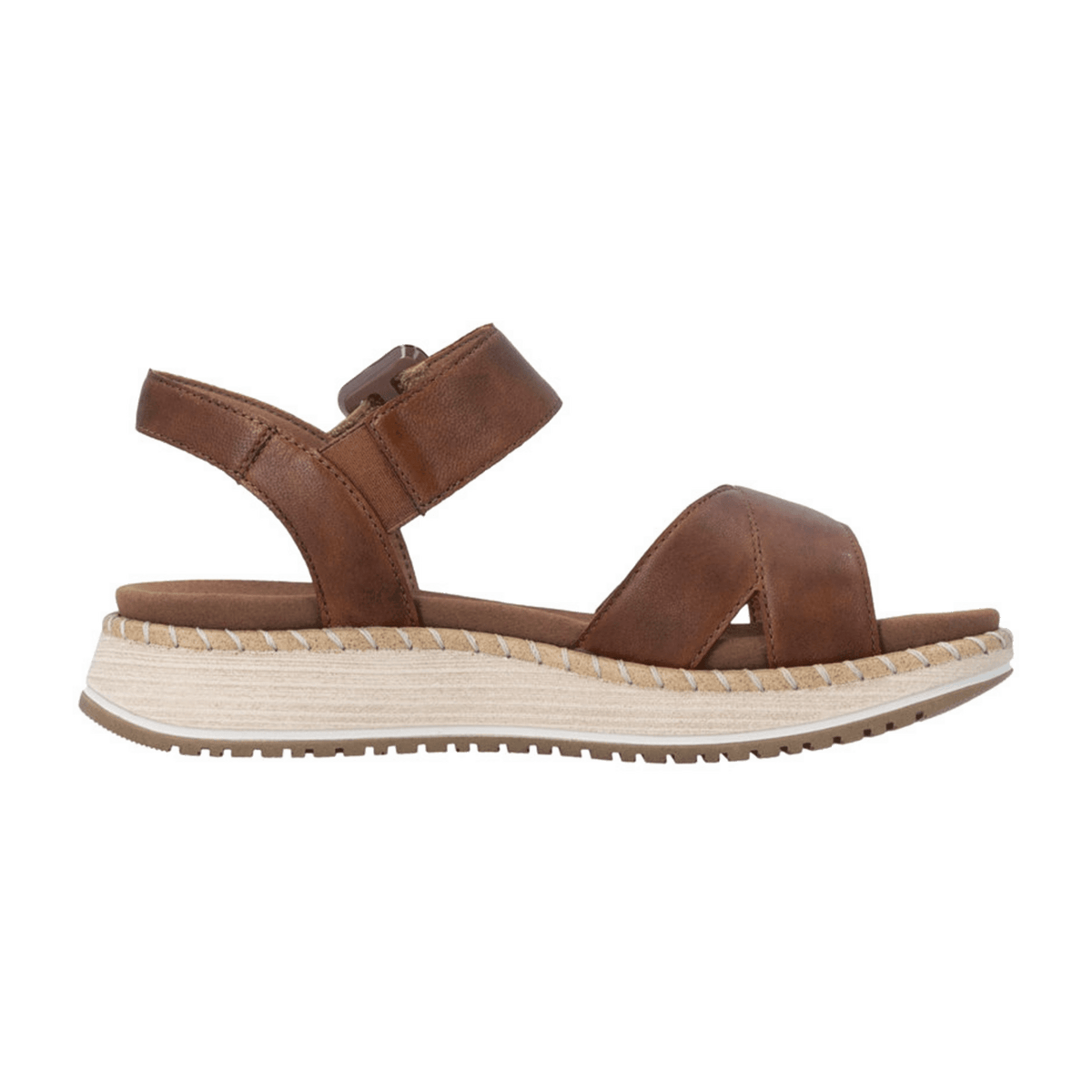 Remonte Women's Classic Sandals D3J52 - Brown Slip-In