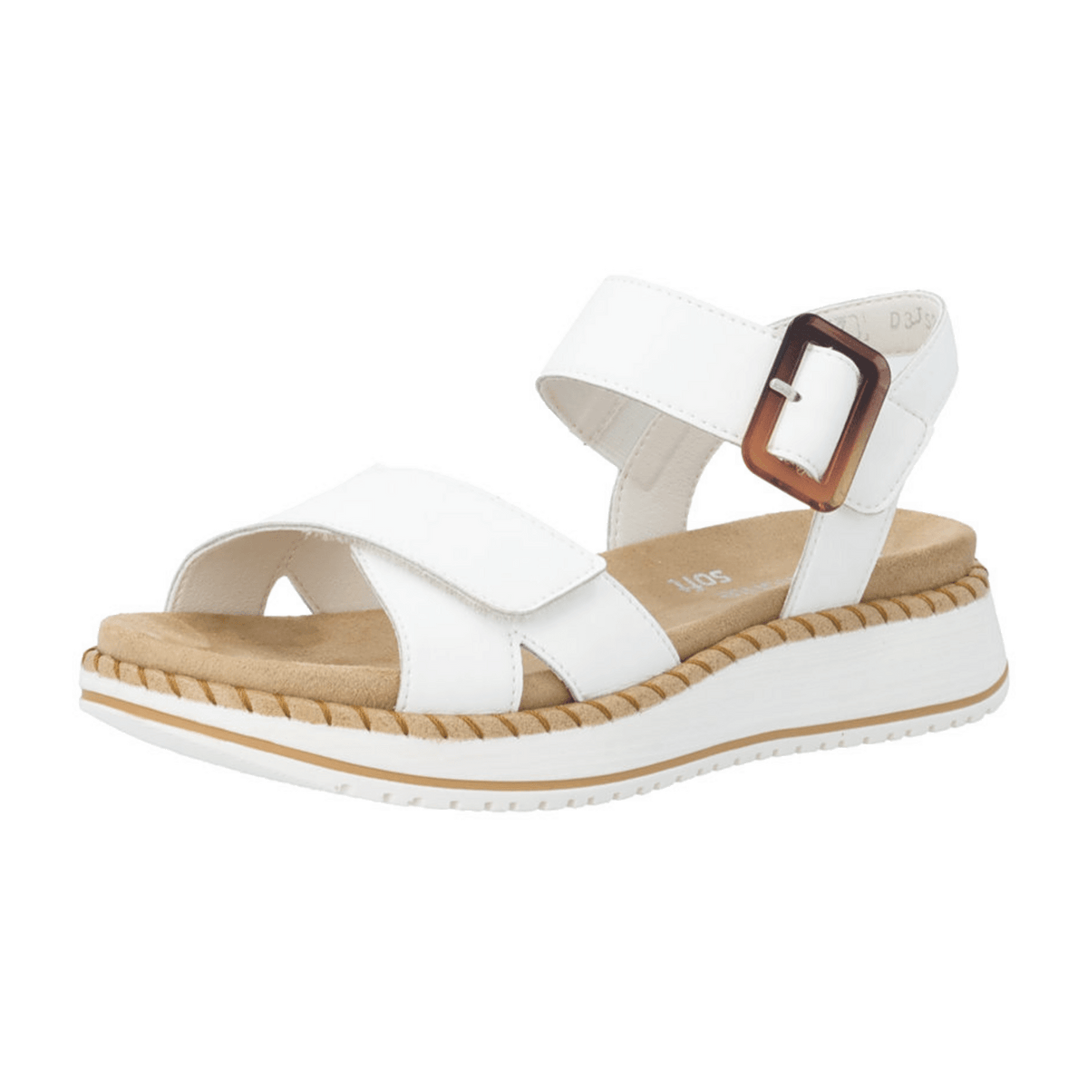 Remonte D3J52 Women's Classic Sandals White