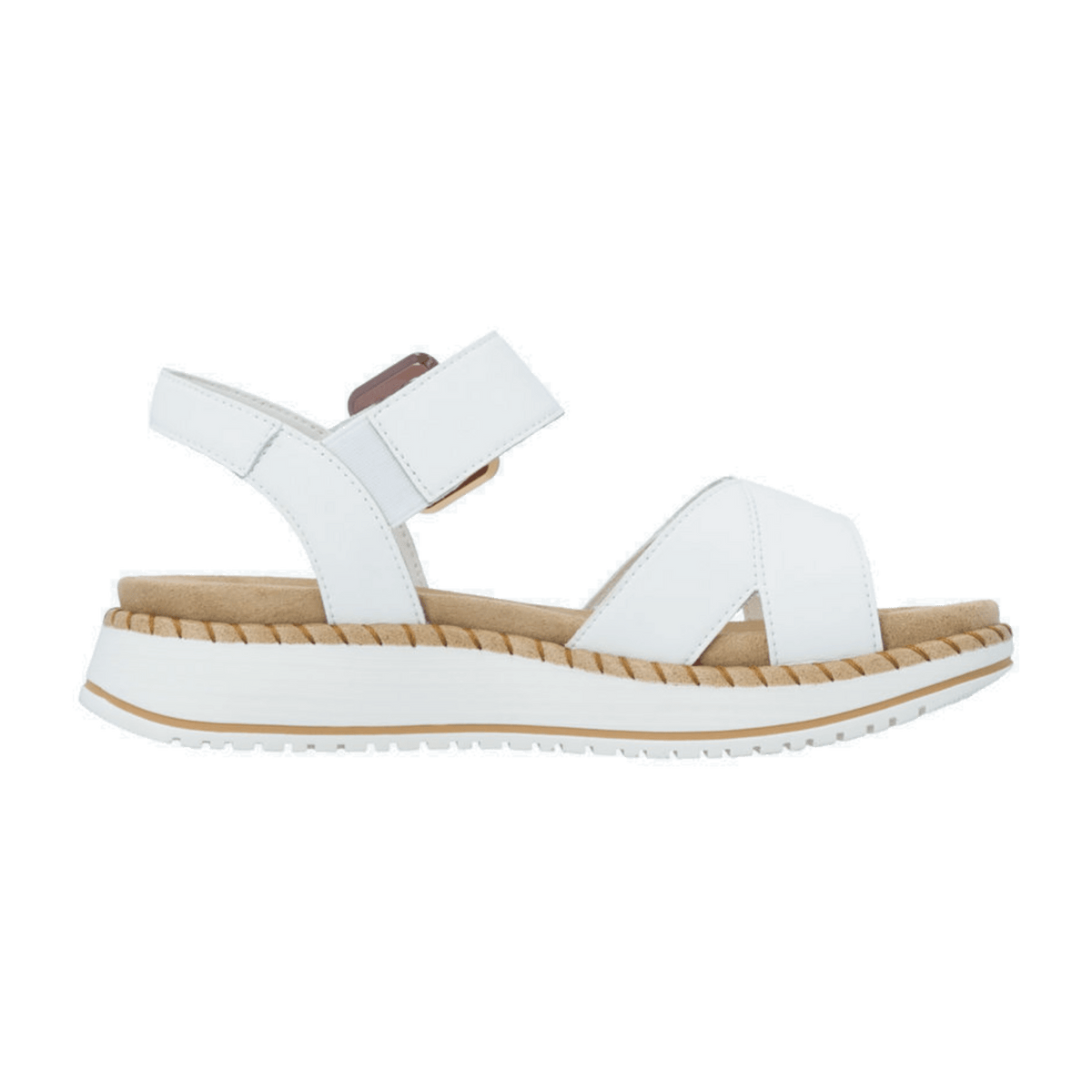 Remonte D3J52 Women's Classic Sandals White