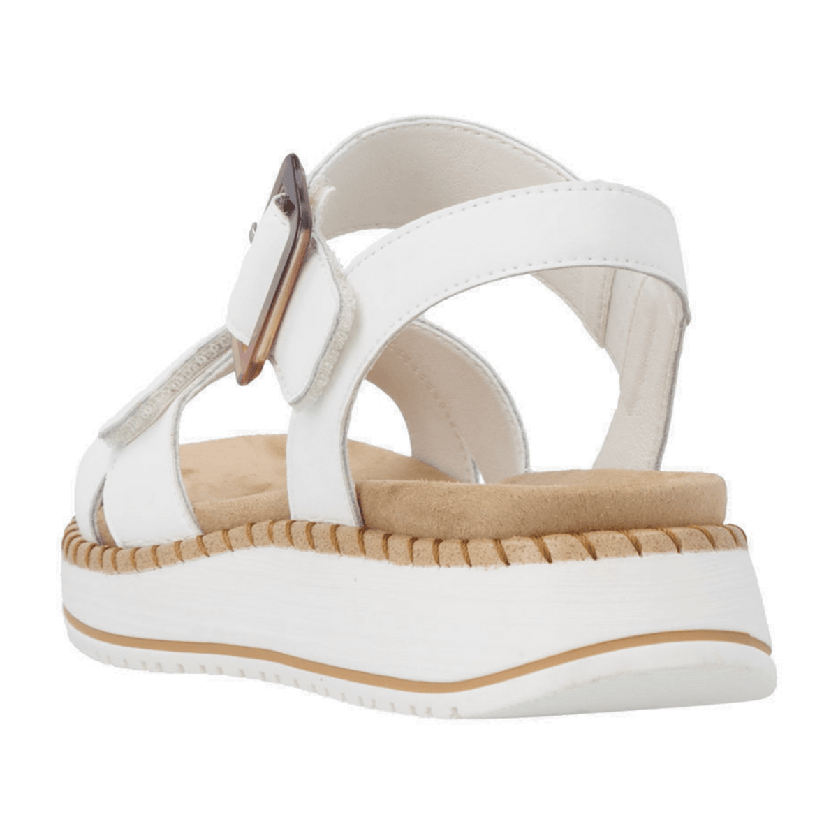 Remonte D3J52 Women's Classic Sandals White