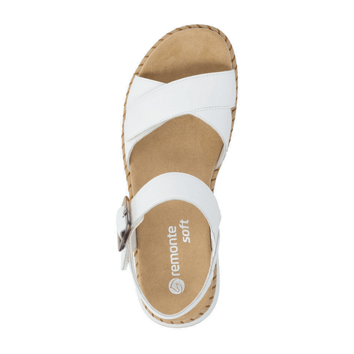 Remonte D3J52 Women's Classic Sandals White