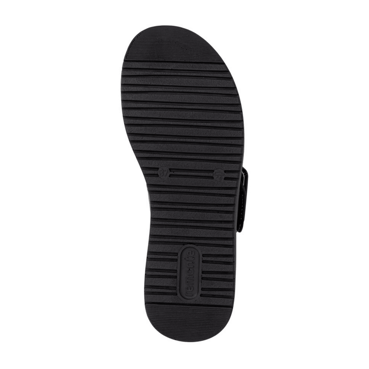 Remonte Women's D1J61 Mules - Black Cushioned Sandals