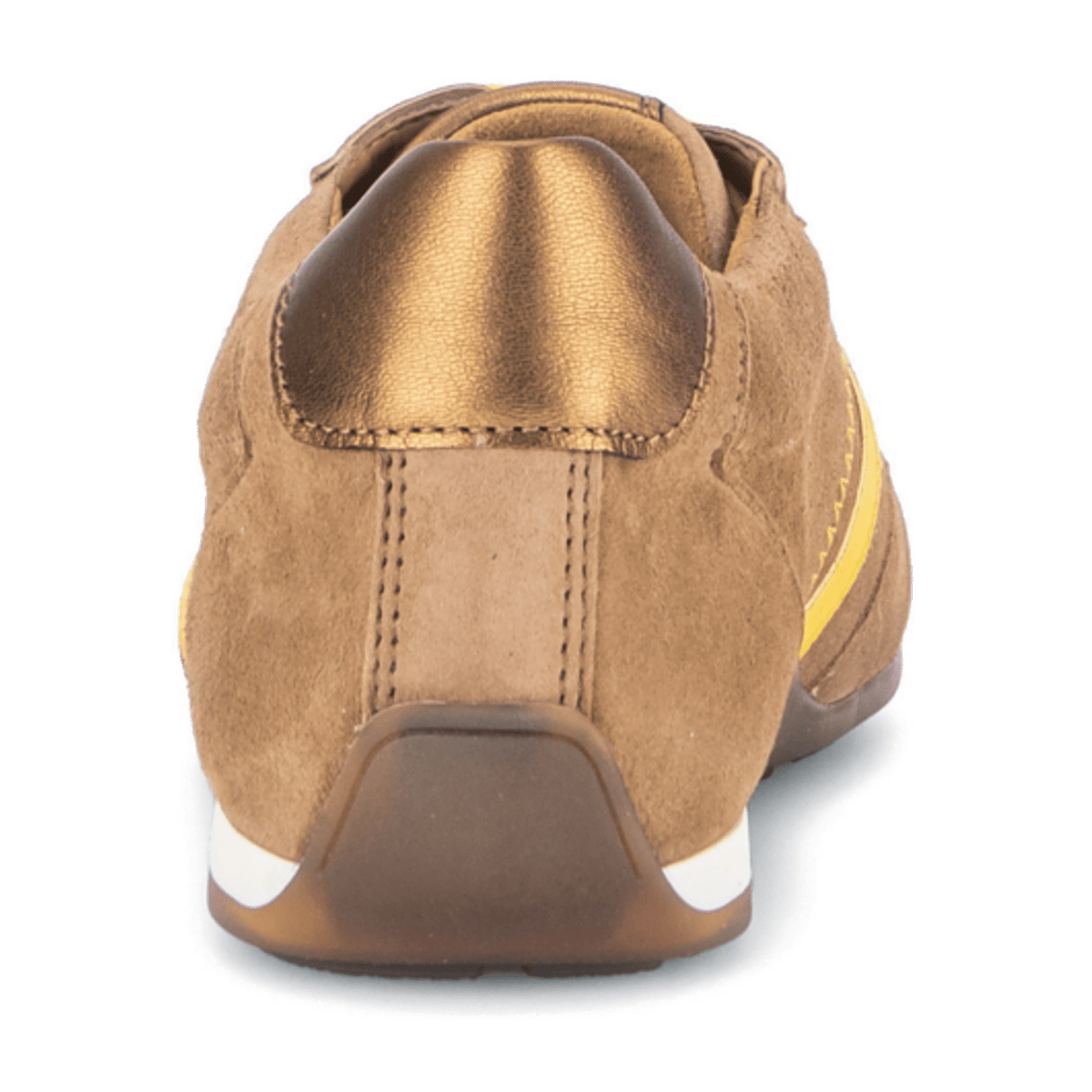 Gabor Women's Low-Top Trainers Peanut Estate Nubuck Suede
