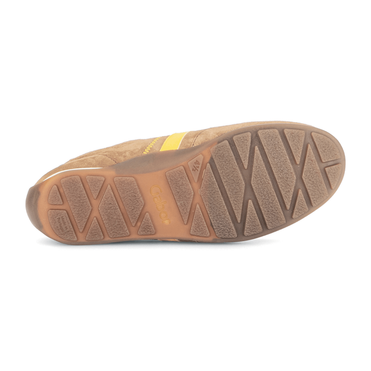 Gabor Women's Low-Top Trainers Peanut Estate Nubuck Suede