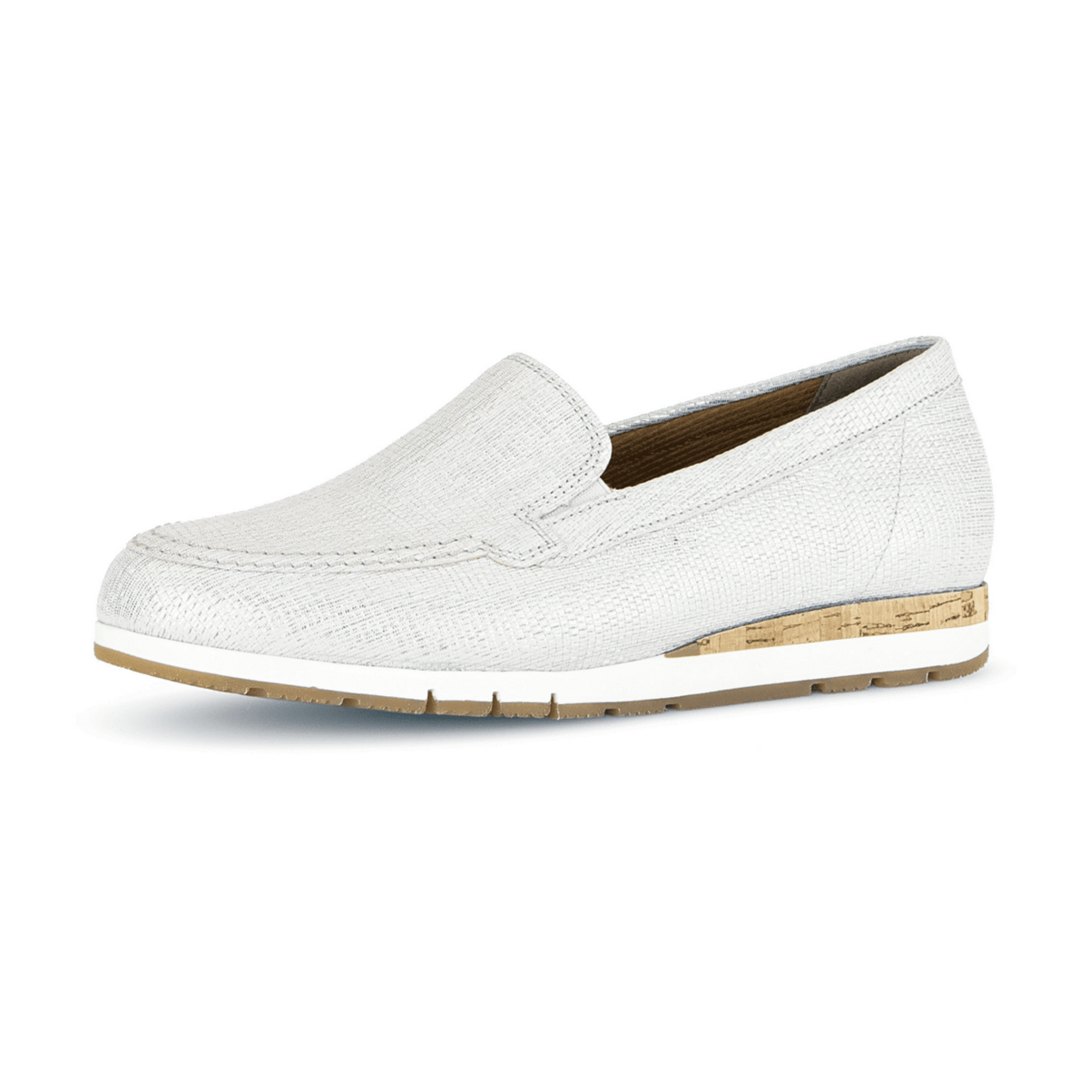 Gabor Comfort Women's Loafers Grey Leather