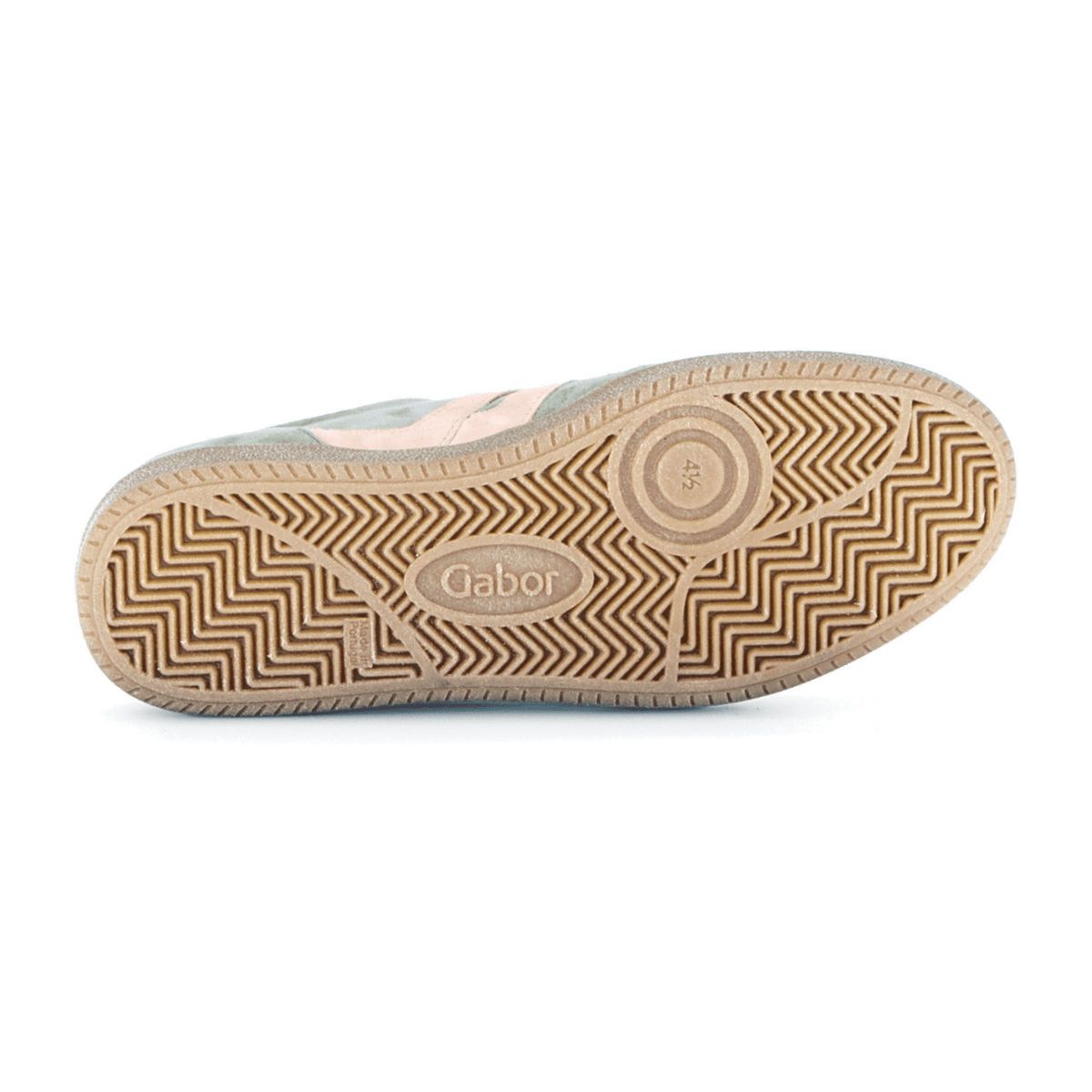 Gabor Women's Low-Top Sneakers - Best Fitting Suede Lace-Up Shoes Schilf Bloom