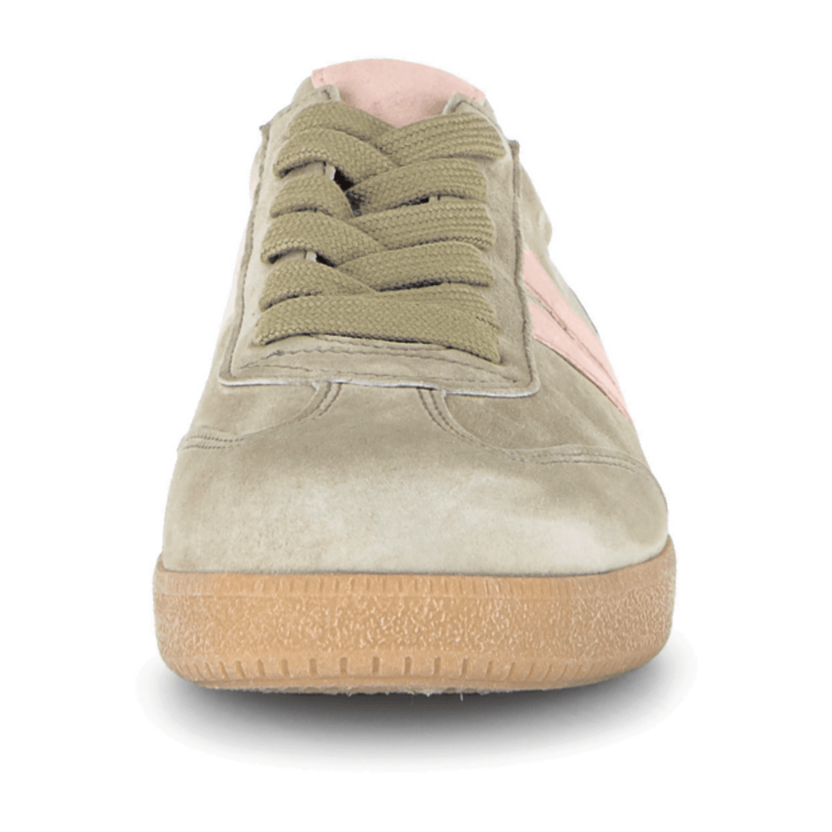 Gabor Women's Low-Top Sneakers - Best Fitting Suede Lace-Up Shoes Schilf Bloom