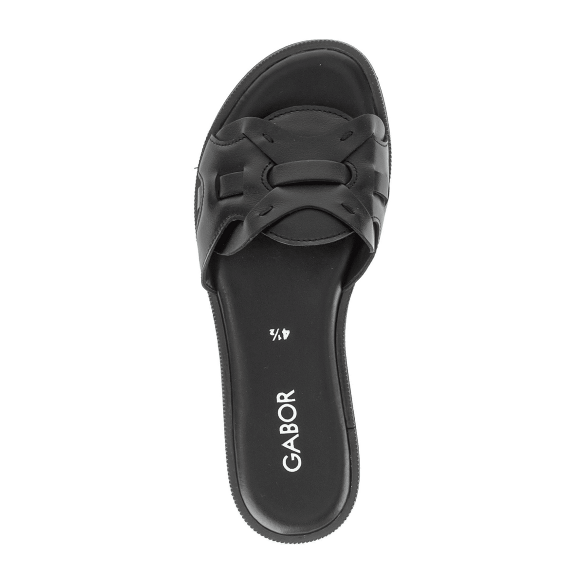 Gabor Women's Sandals Black - Elegant Open-Toe Summer Shoes