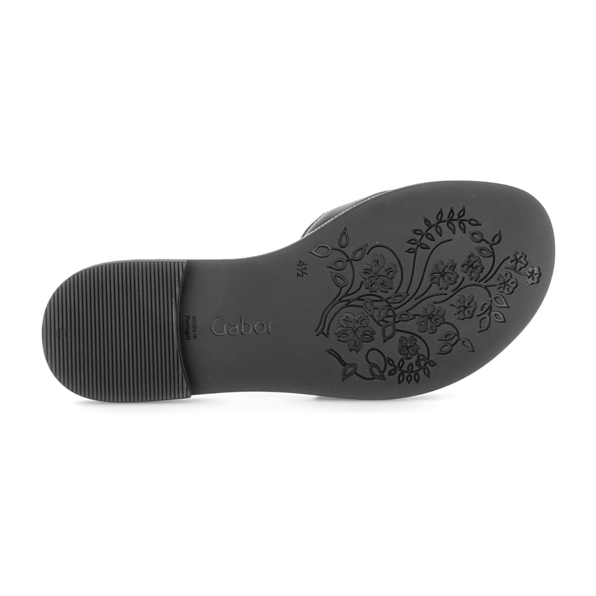 Gabor Women's Sandals Black - Elegant Open-Toe Summer Shoes
