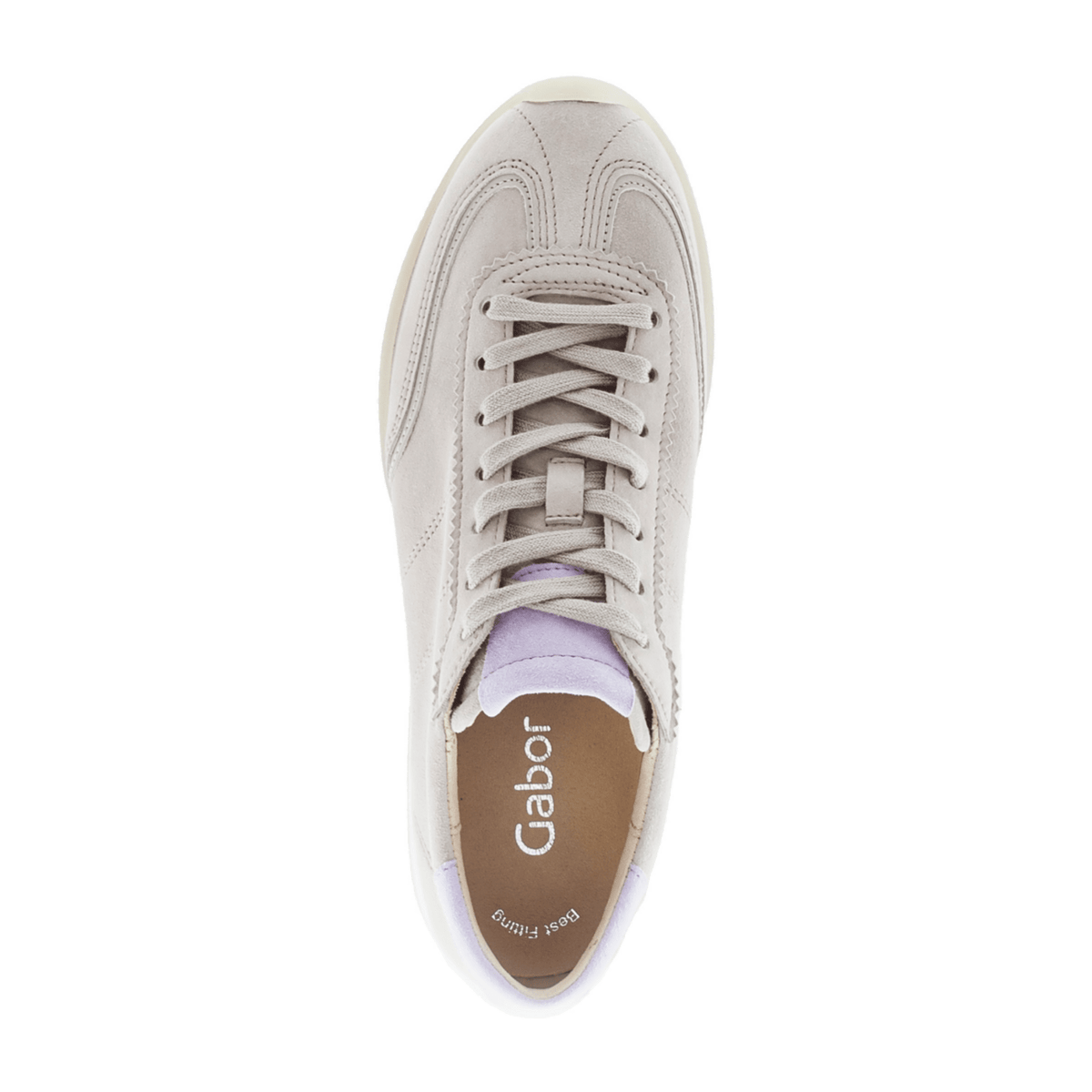 Gabor Women's Low-Top Trainers Powder New 11 Smooth Leather