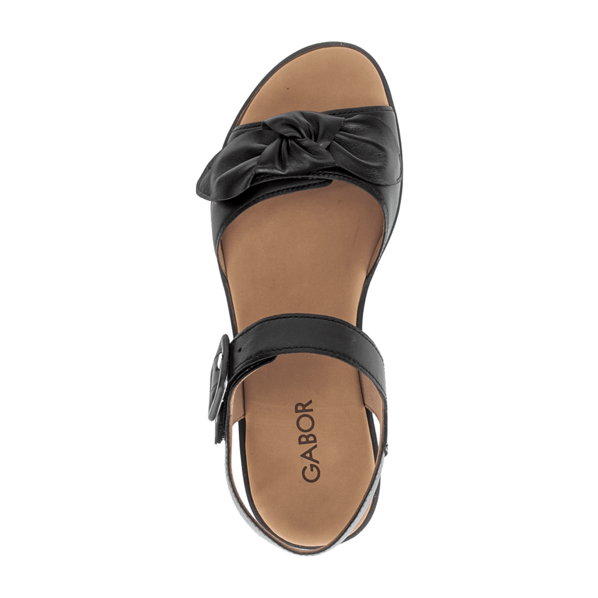 Gabor Women's Mules - Best Fitting Black Leather Sandals