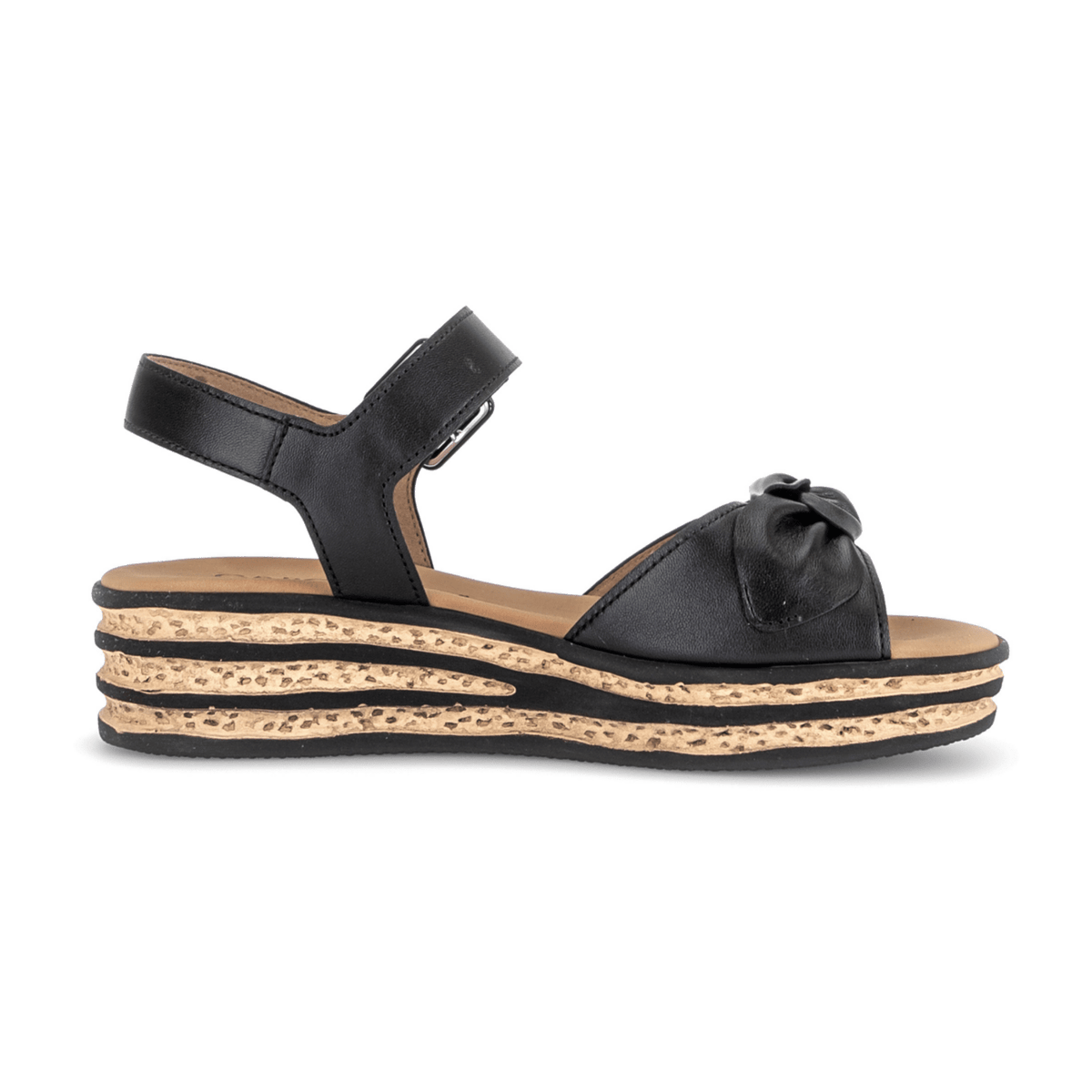 Gabor Women's Mules - Best Fitting Black Leather Sandals