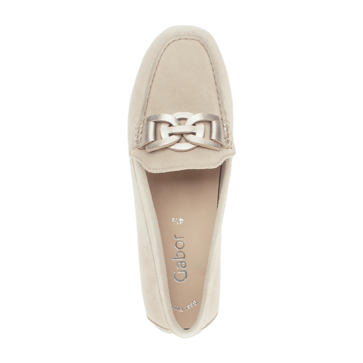 Gabor Women's Beige Comfort Shoes - Oak/Powder