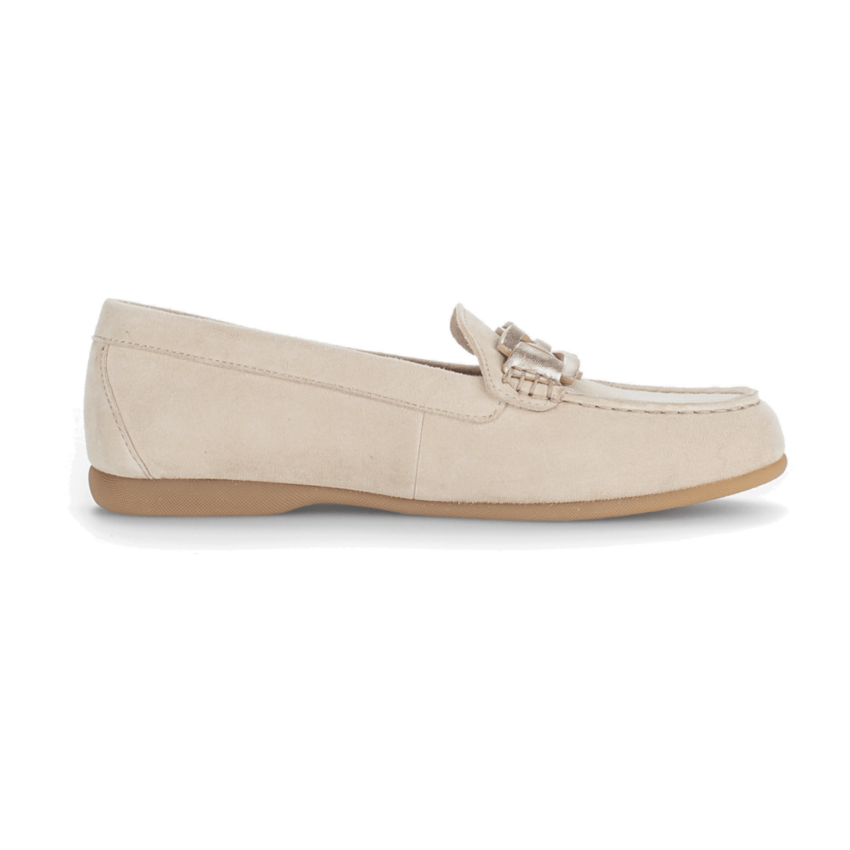 Gabor Women's Beige Comfort Shoes - Oak/Powder