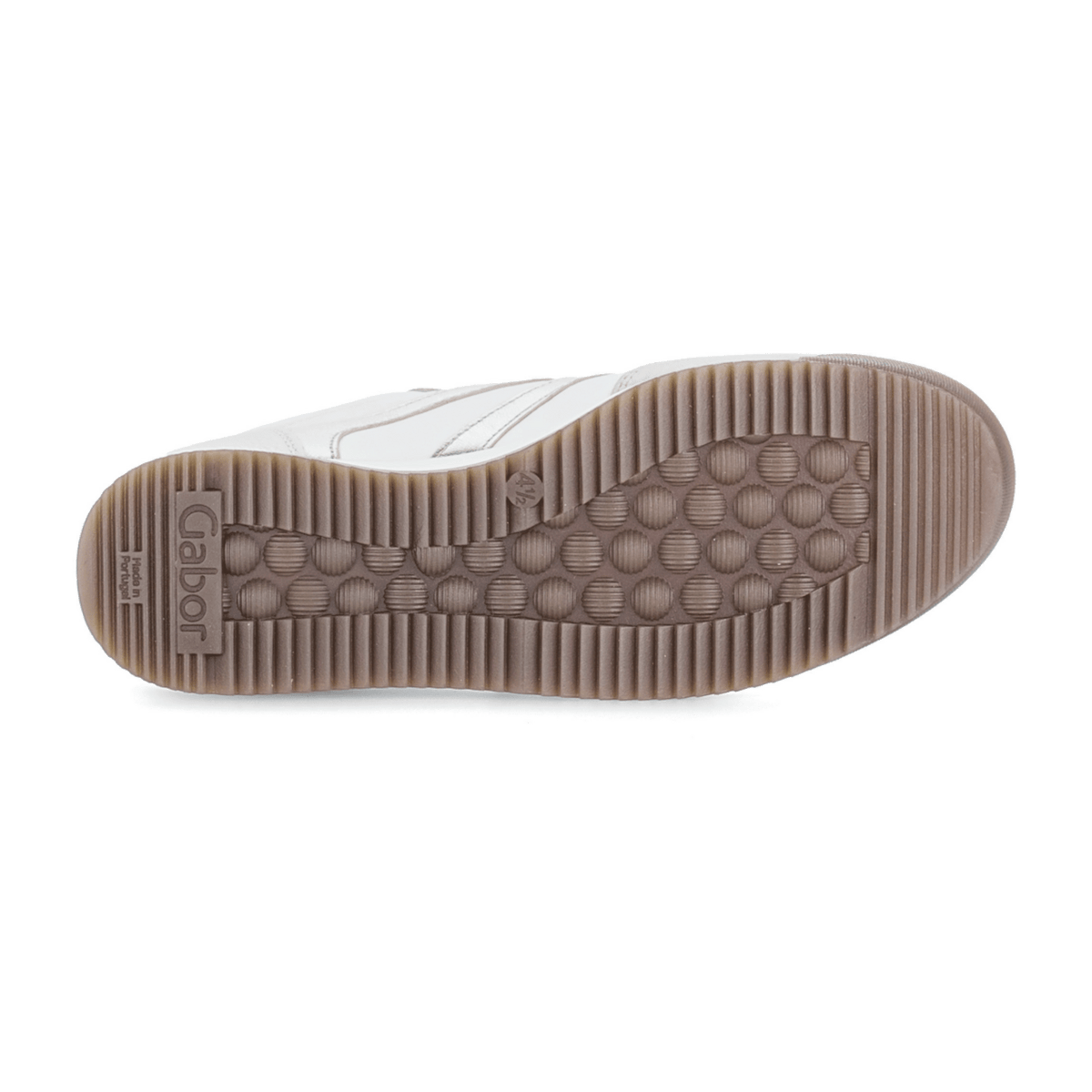 Gabor Women's Low-Top Trainers Beige Nubuck Suede Lace-Up