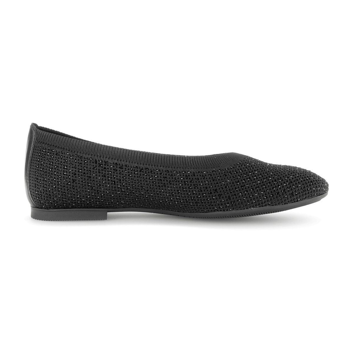 Gabor Women's Classic Ballet Flats Black Leather