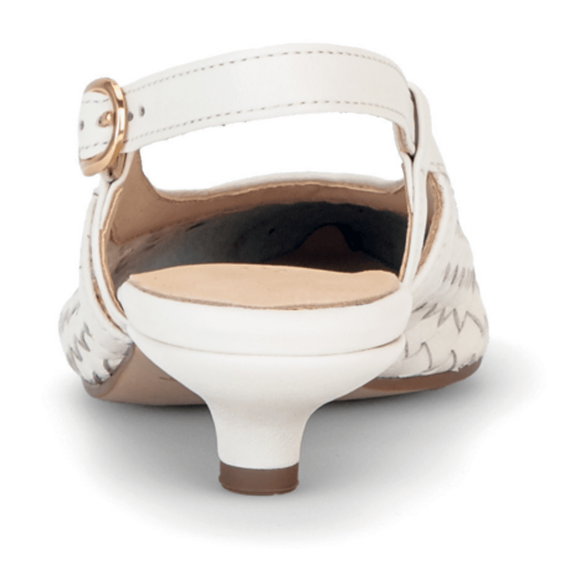 Gabor Women's Slingback Pumps - Latte Leather Comfort Shoes