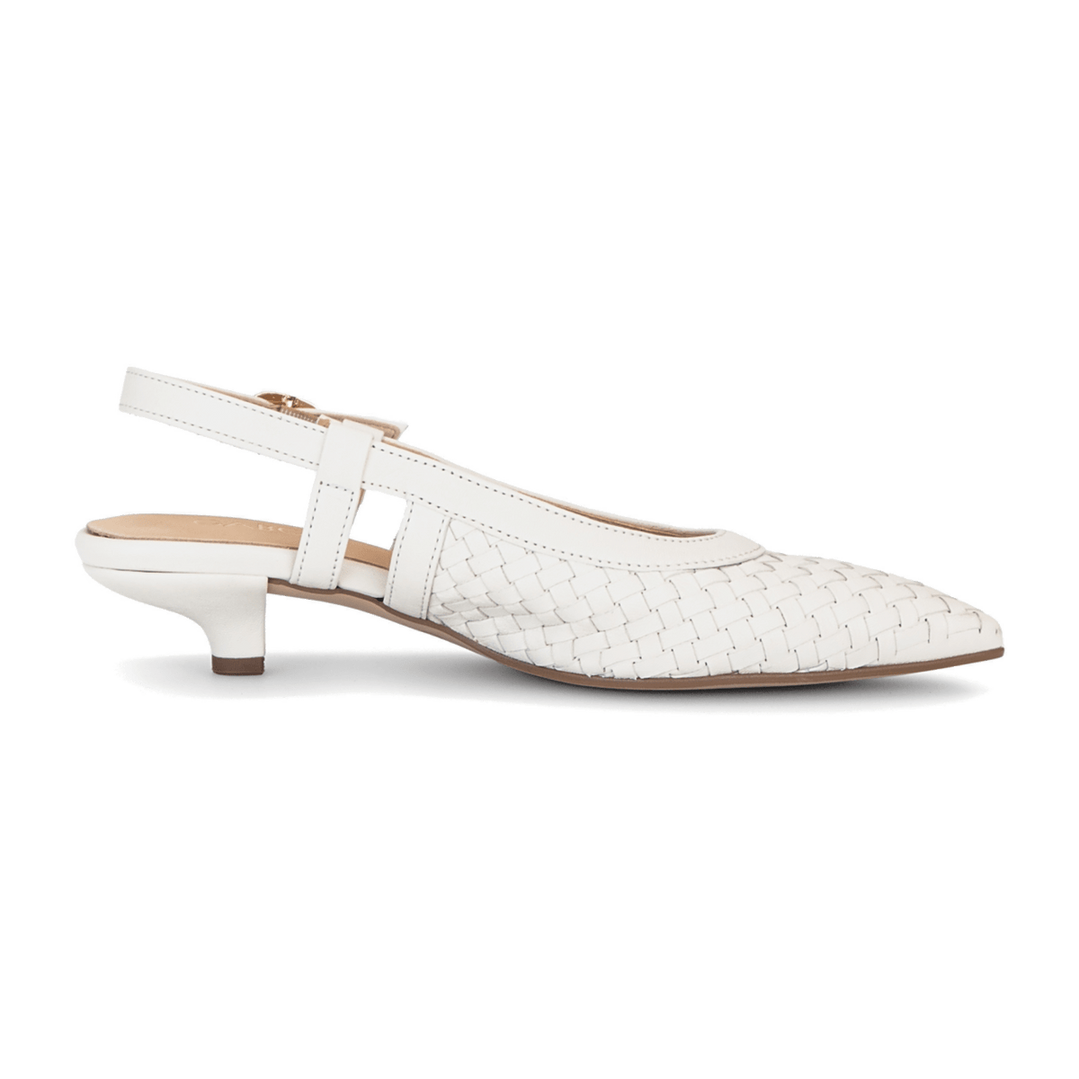 Gabor Women's Slingback Pumps - Latte Leather Comfort Shoes