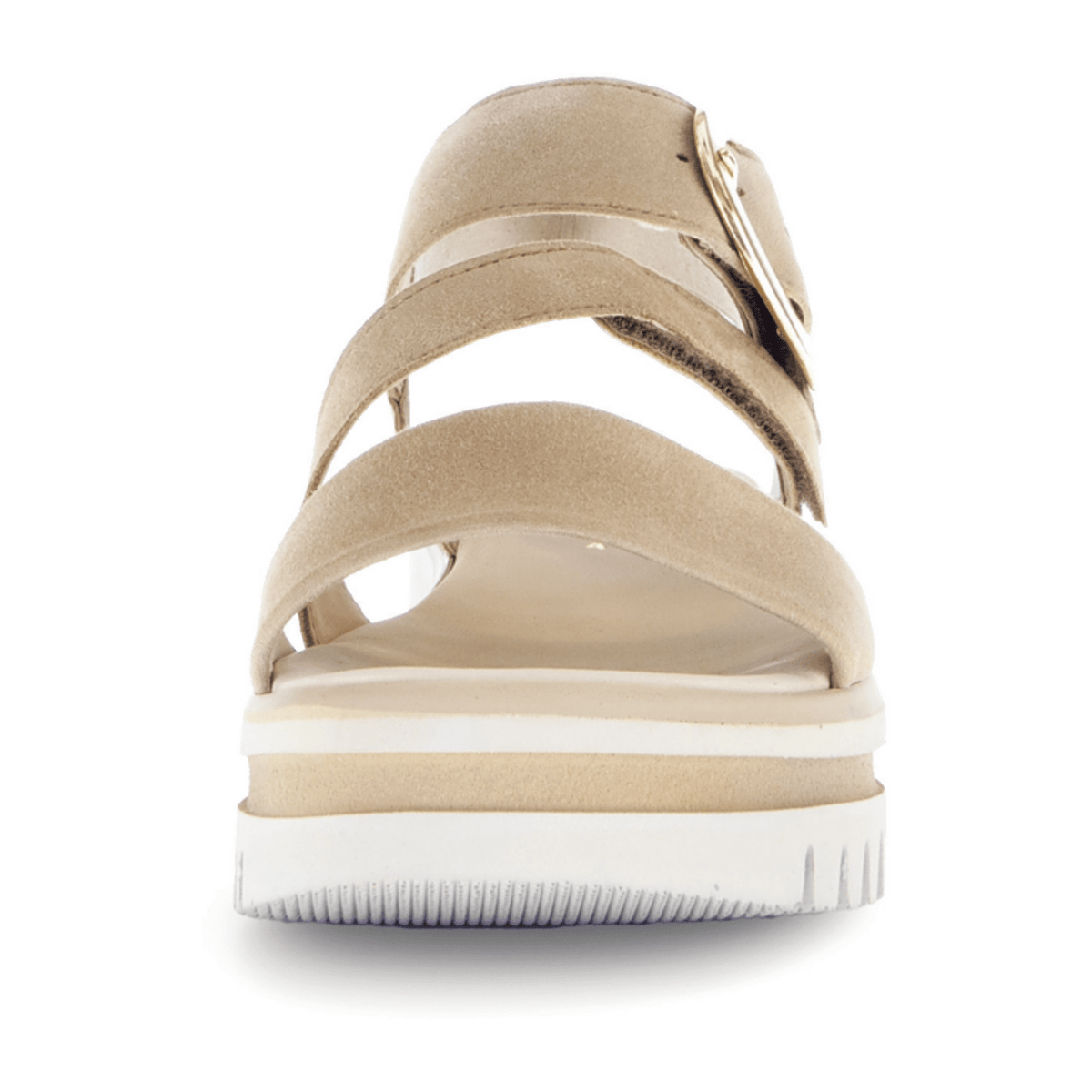 Gabor Women's Platform Sandals - Best Fitting Leather Sandals in Sand