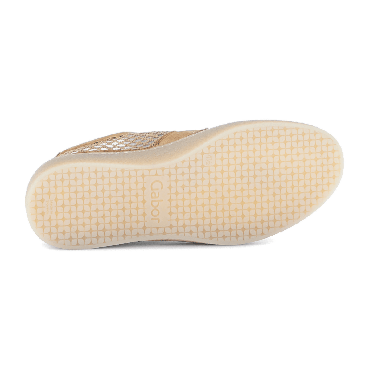 Gabor Women's Low-Top Sneakers - Brown Nubuck Suede Comfort Shoes