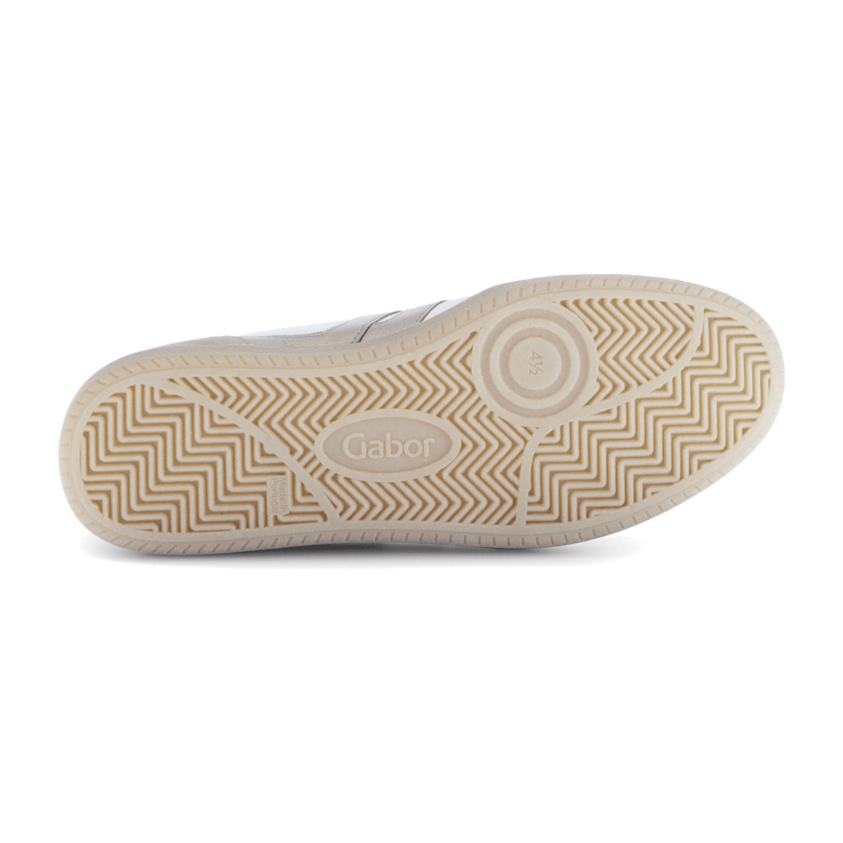 Gabor Women's Low-Top Sneakers - Best Fitting Suede Shoes Oak White Powder