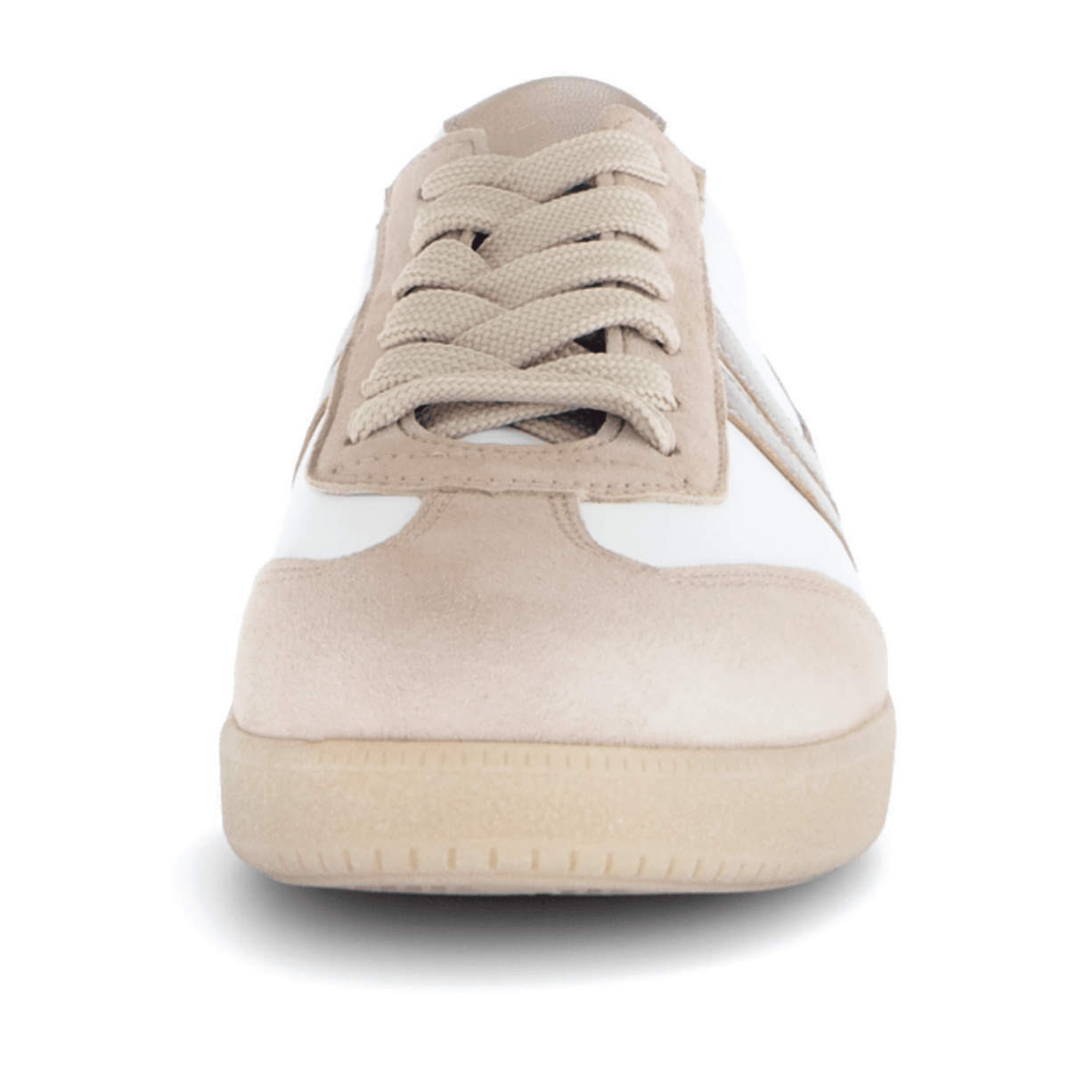 Gabor Women's Low-Top Sneakers - Best Fitting Suede Shoes Oak White Powder