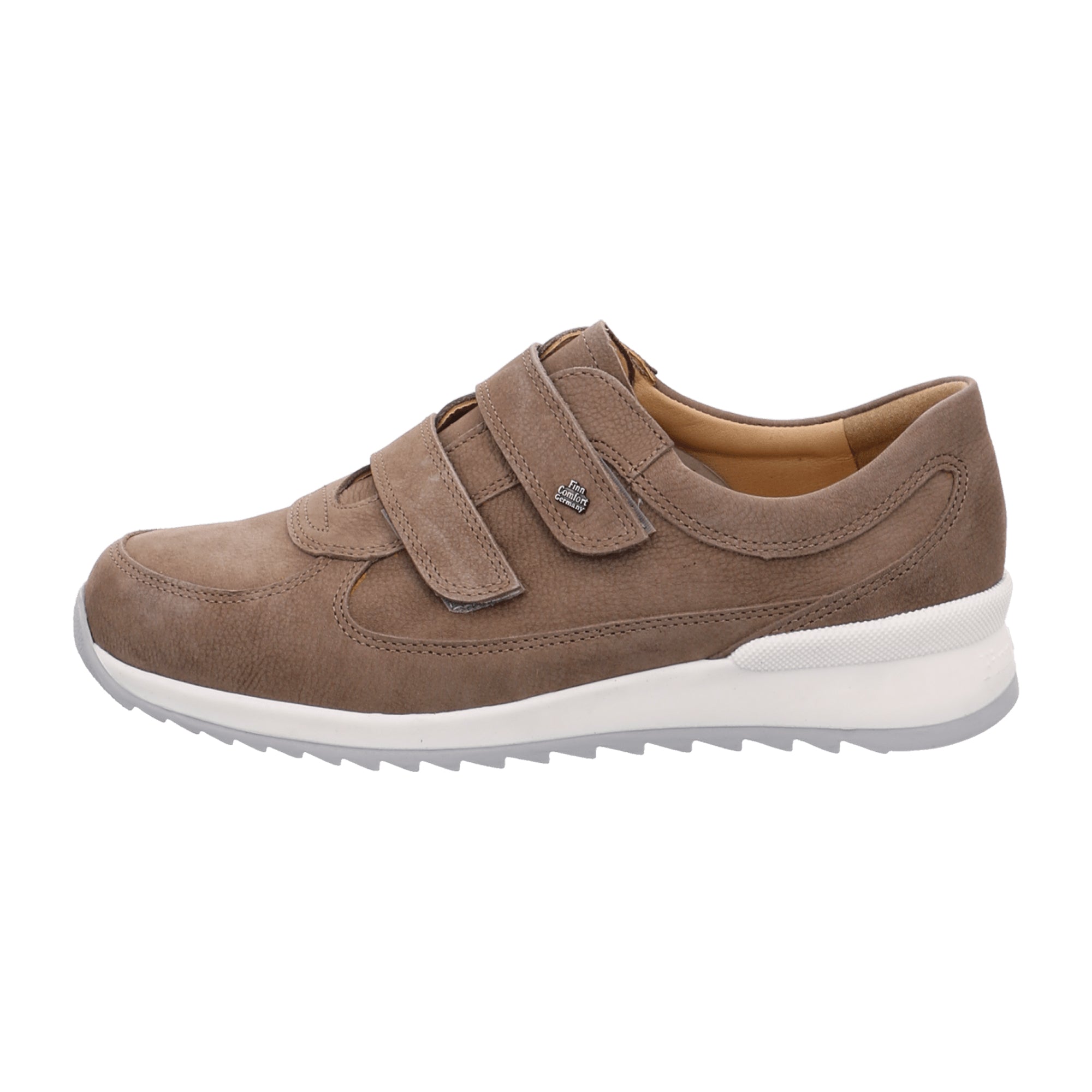 Finn Comfort Brenzone Women's Comfortable Leather Shoes in Brown