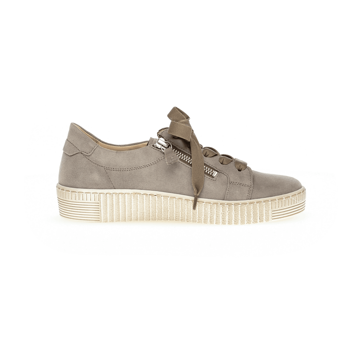 Gabor Women's Low-Top Sneakers - Lightweight Suede Shoes in Oak