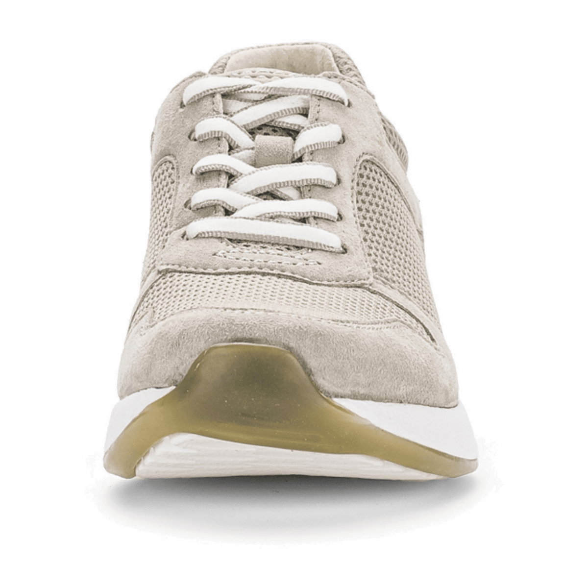 Gabor Rollingsoft Women's Lace-Up Sneakers - Lightweight Comfort Shoes Powder