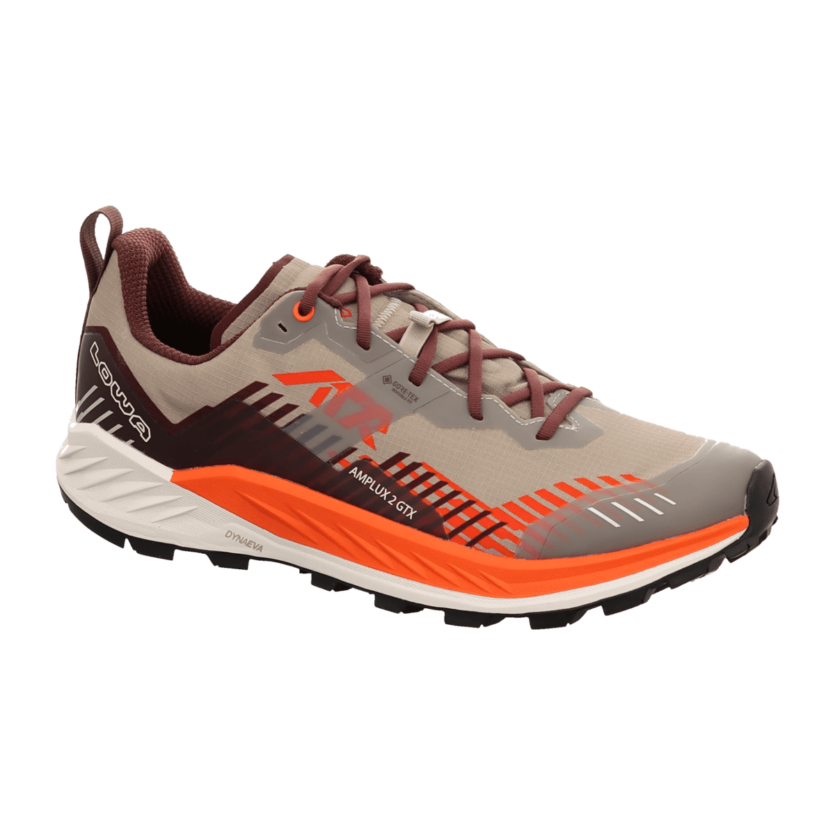 LOWA Amplux 2 GTX Men's Trail Running Shoe - Bordeaux Flame