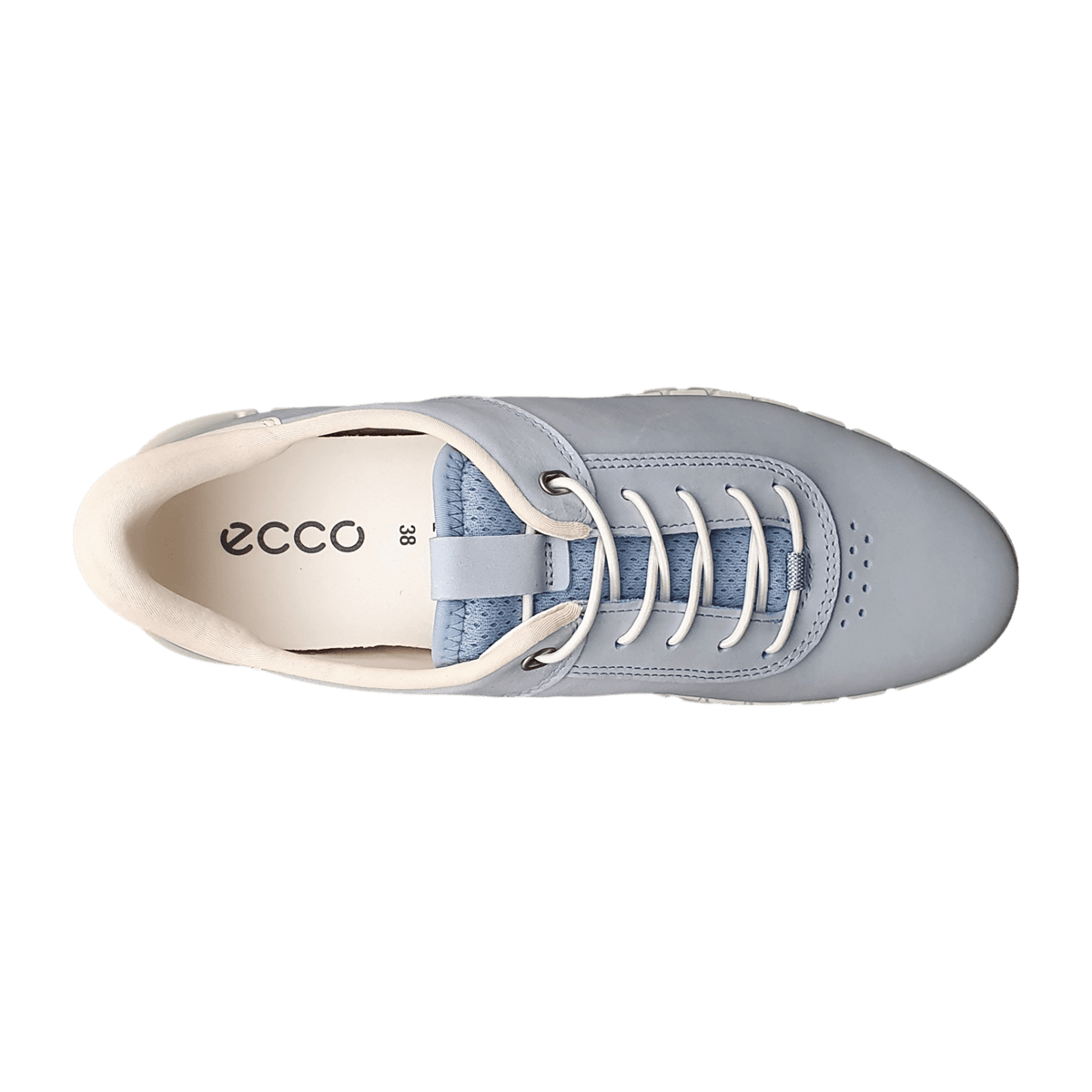 ECCO GRUUV LITE Women's Fashion Trainers Dusty Blue Leather