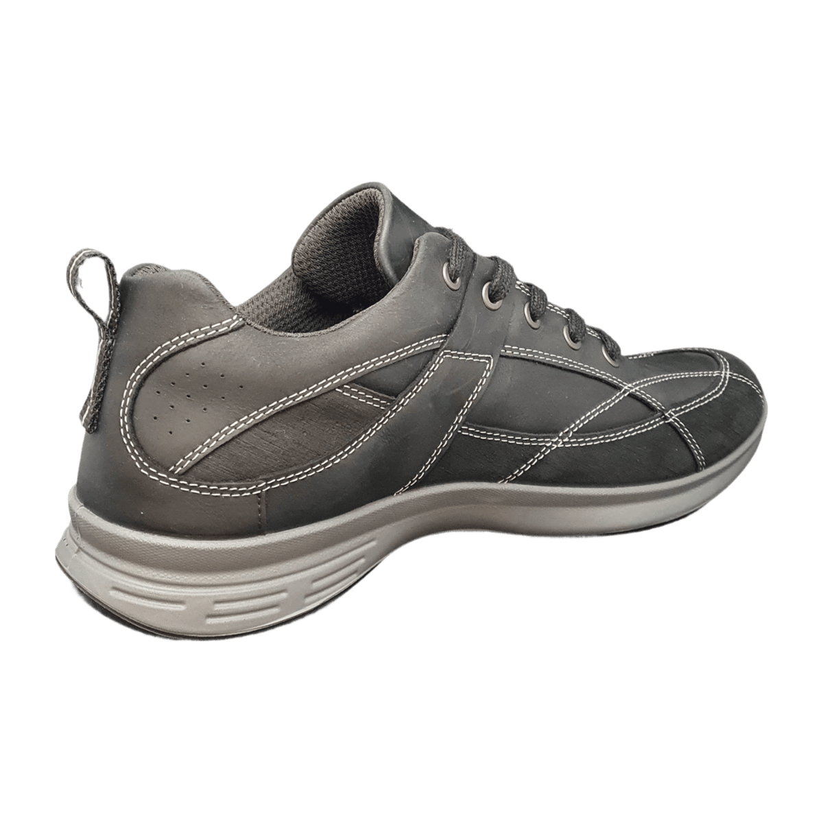 ECCO Men's Exceed Walking Sneakers Black Leather Waterproof