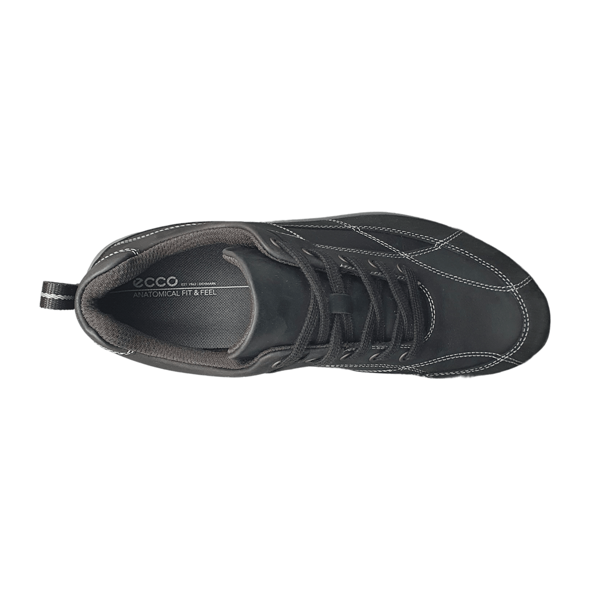 ECCO Men's Exceed Walking Sneakers Black Leather Waterproof