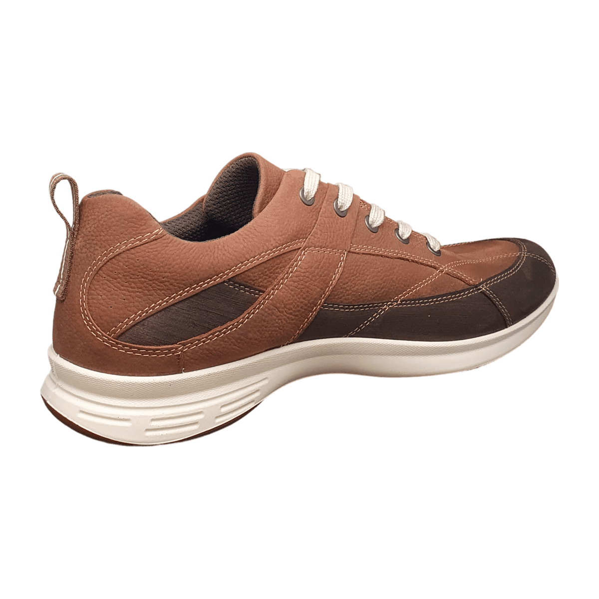 ECCO Exceed Men's Brown Walking Sneakers - Fluidform Comfort