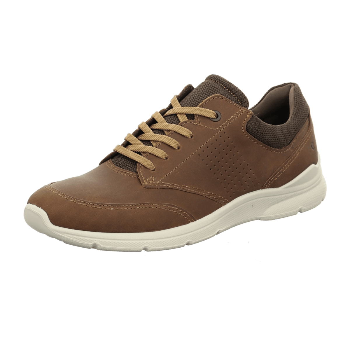 ECCO Irving Men's Nutmeg Brown Leather Sneakers - Waterproof