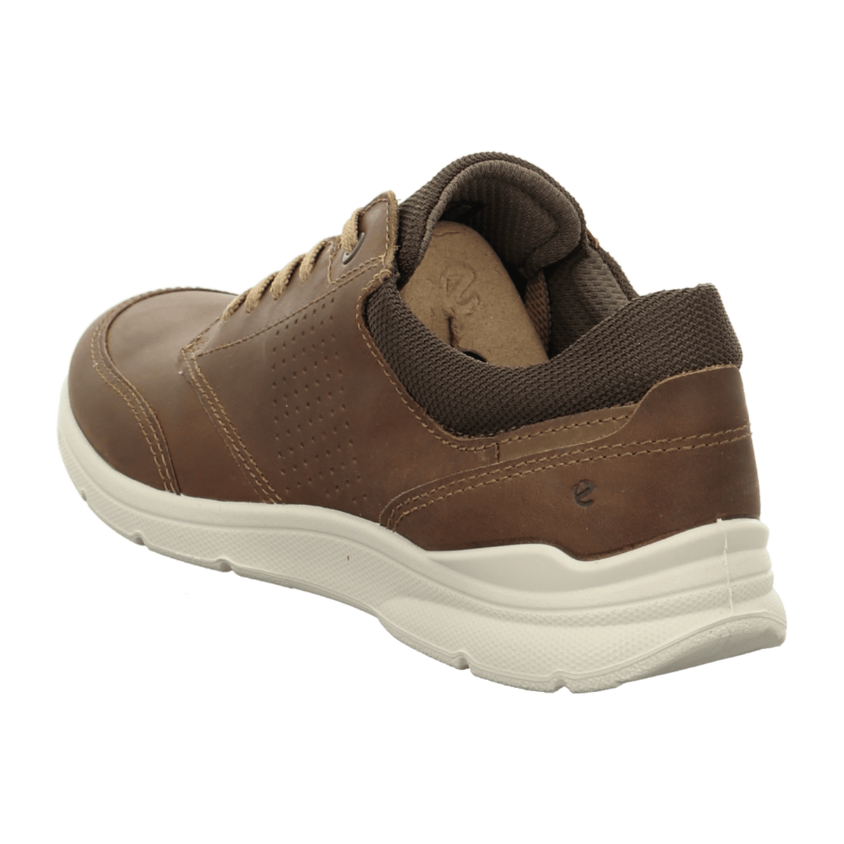 ECCO Irving Men's Nutmeg Brown Leather Sneakers - Waterproof