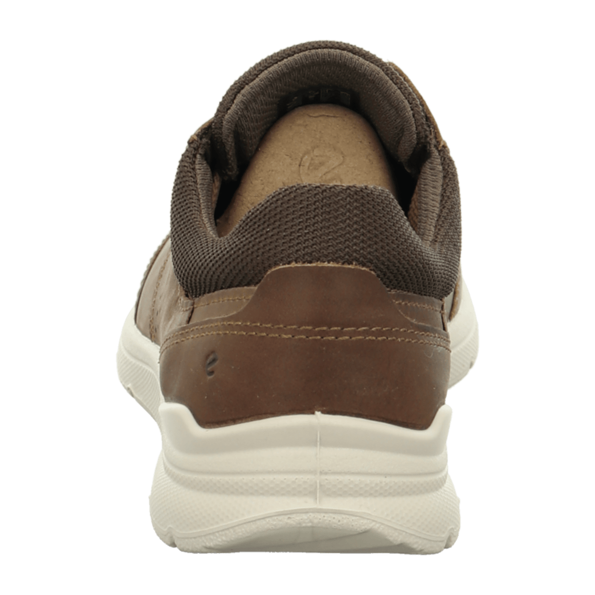 ECCO Irving Men's Nutmeg Brown Leather Sneakers - Waterproof