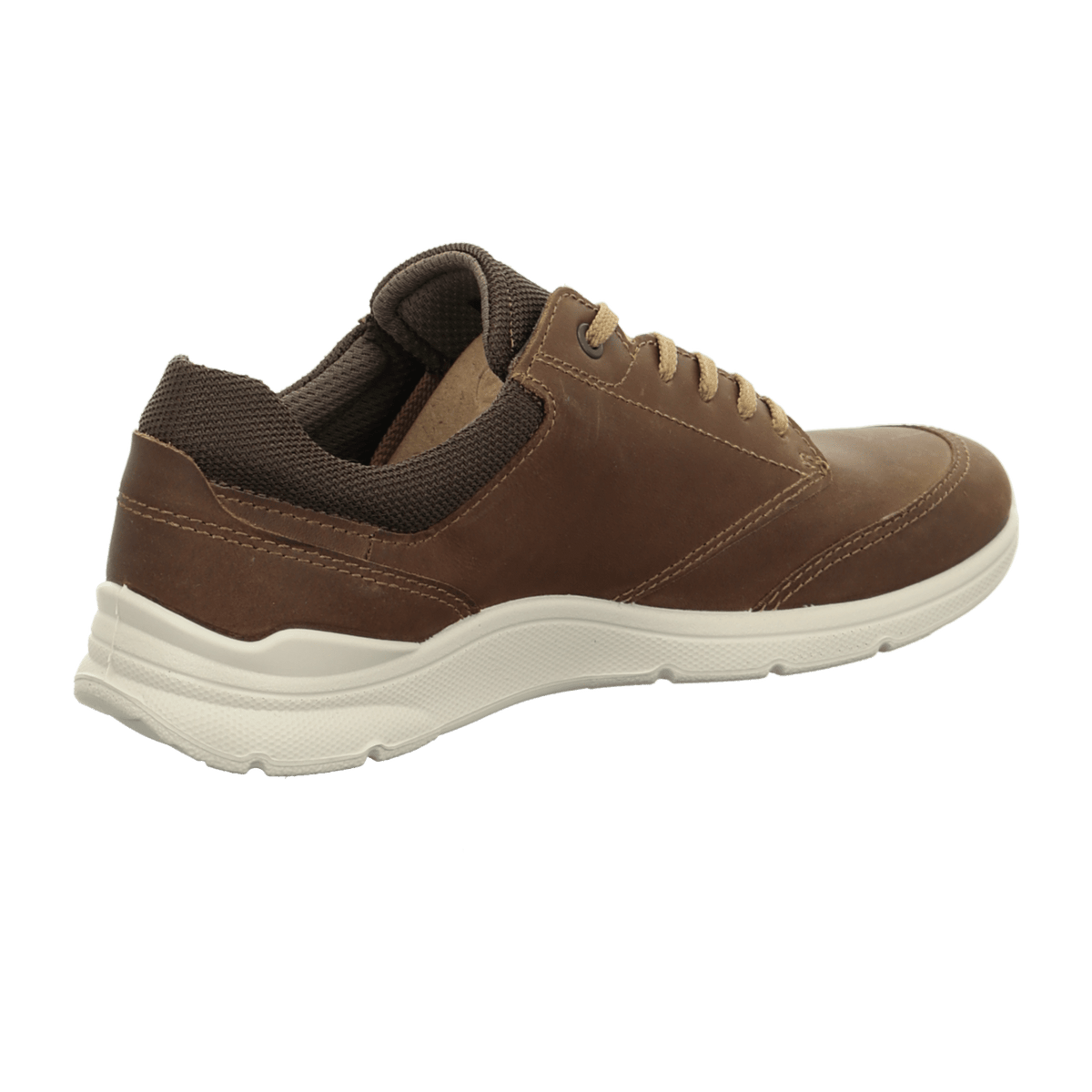 ECCO Irving Men's Nutmeg Brown Leather Sneakers - Waterproof