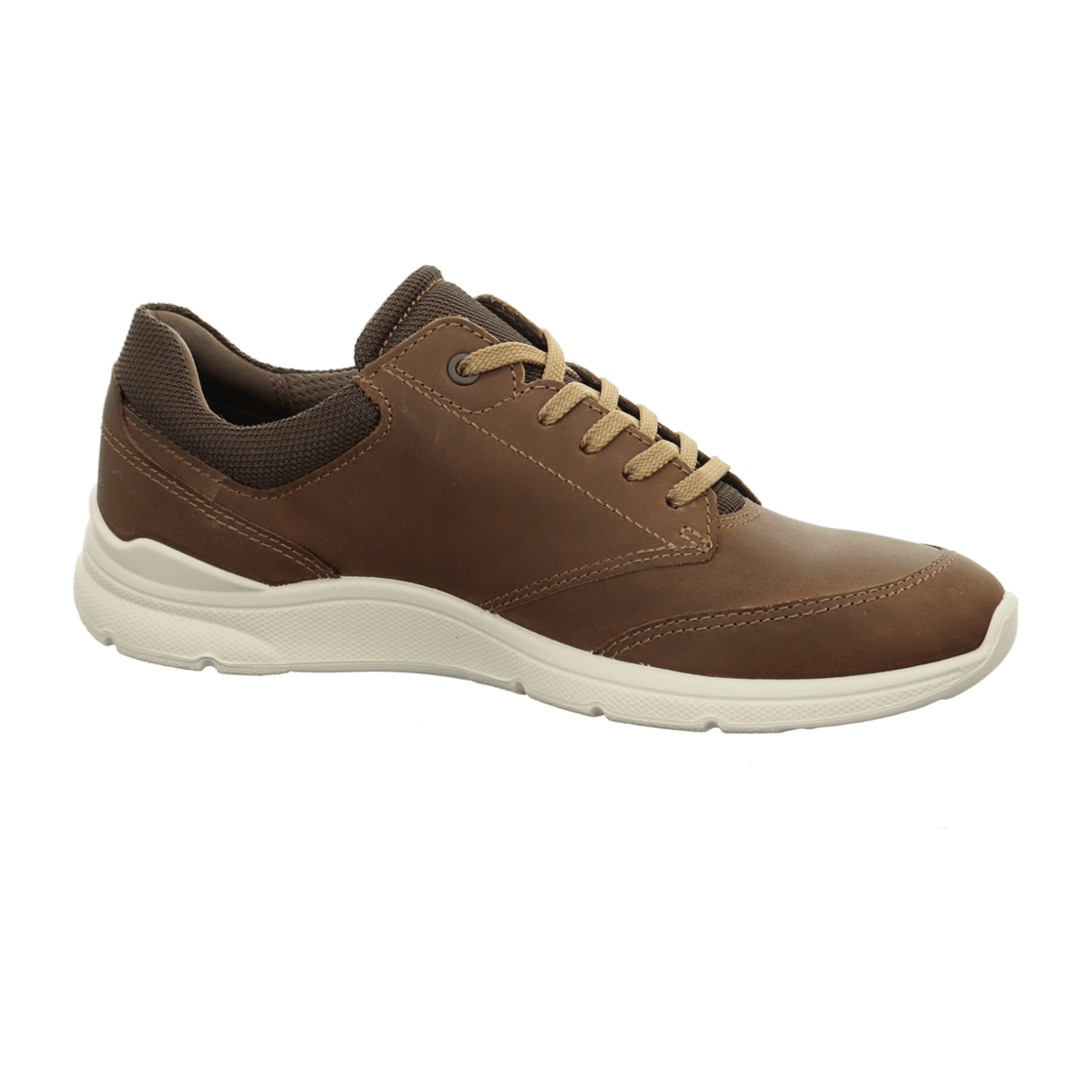 ECCO Irving Men's Nutmeg Brown Leather Sneakers - Waterproof