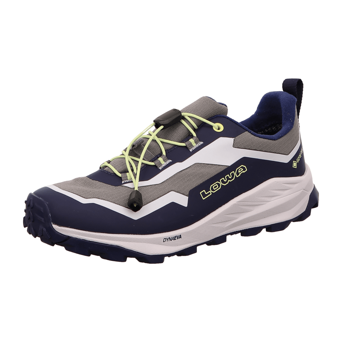 LOWA Trailux GTX Lo JR Kids Trail Shoes Navy Grey Waterproof