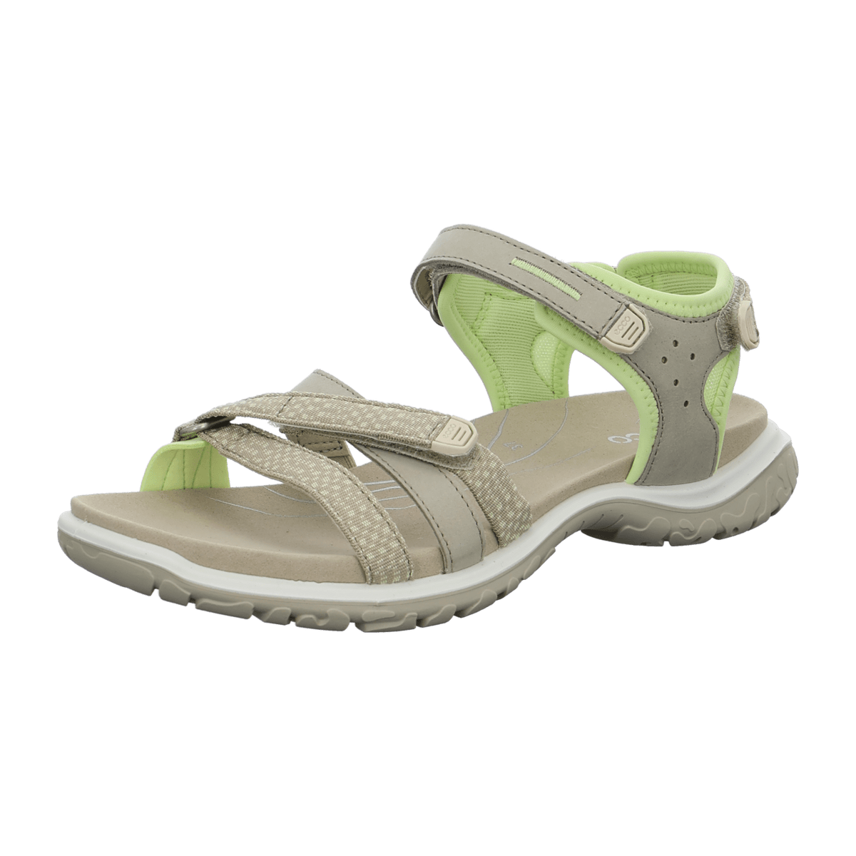 ECCO Offroad Roam Sport Sandals Women Beige 3-Point Adjustable