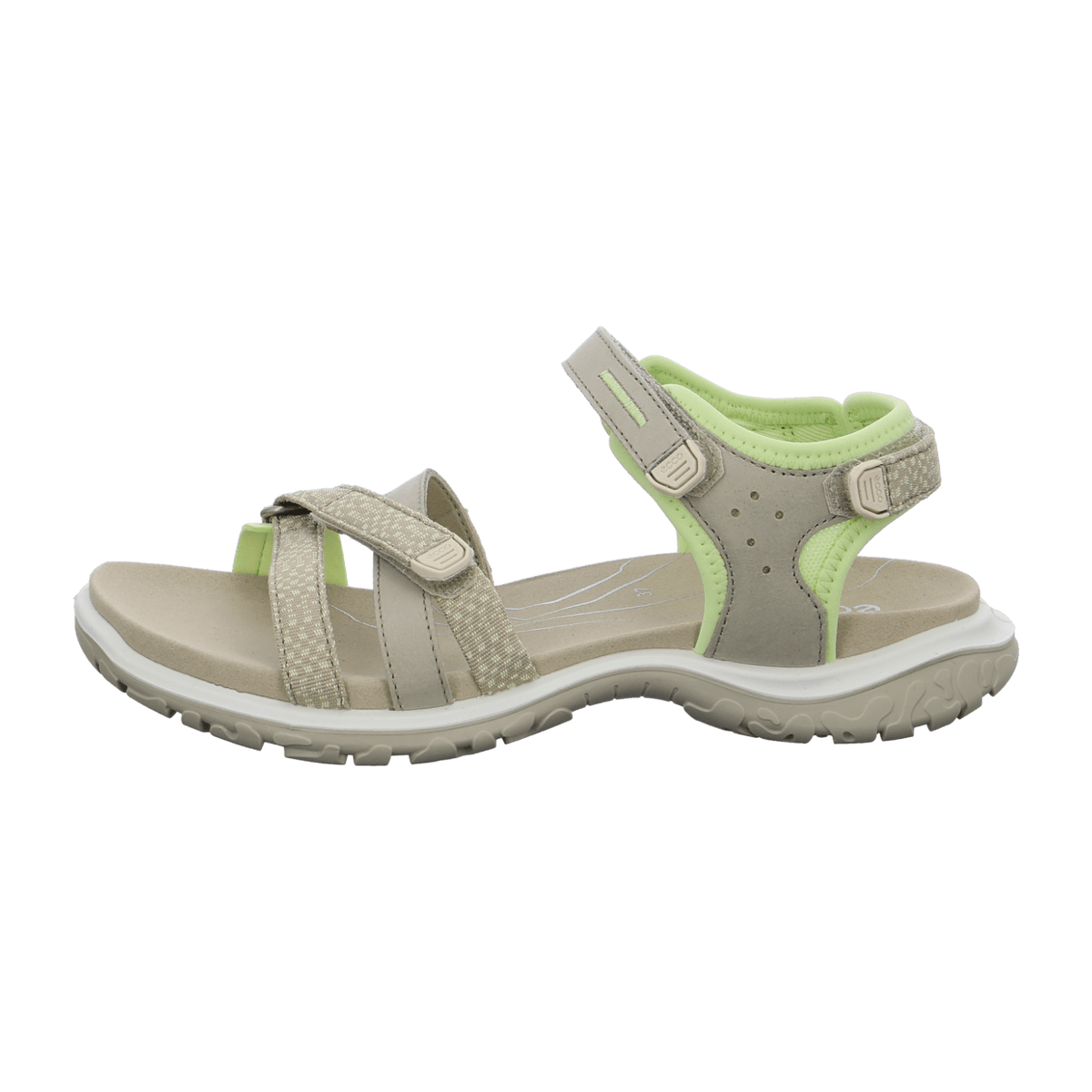 ECCO Offroad Roam Sport Sandals Women Beige 3-Point Adjustable