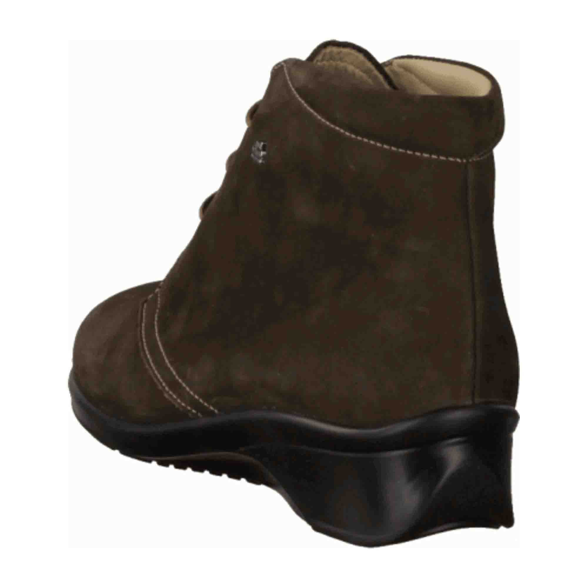 Finn Comfort Women's Black Comfort Lace-up Shoes - Stylish & Durable
