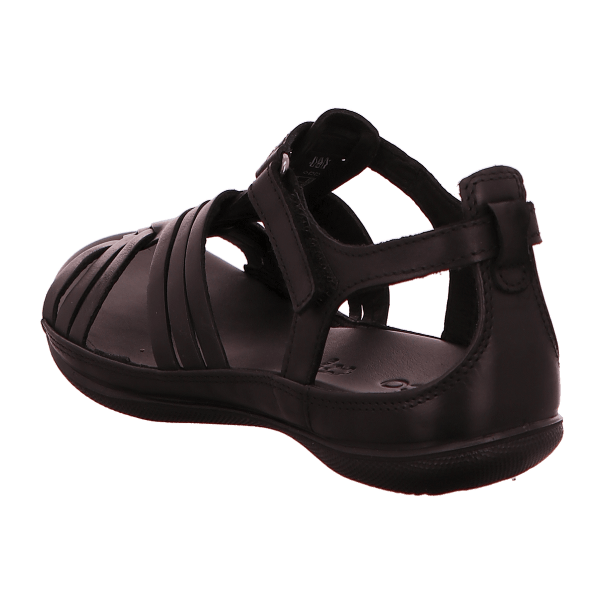 ECCO Women's Flash Roman Sandals - Black Leather