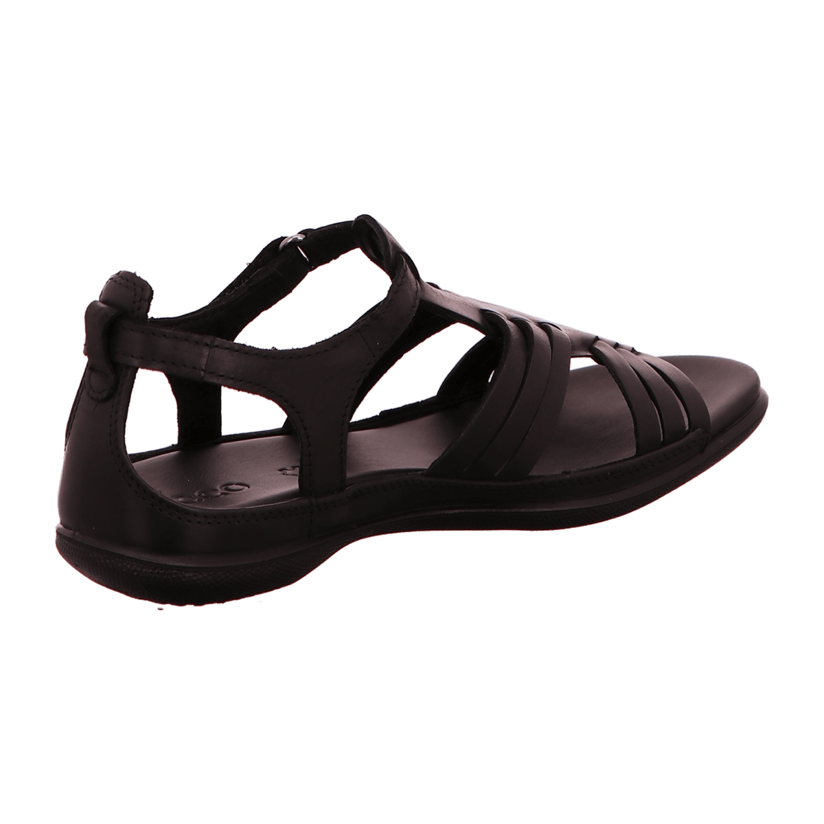 ECCO Women's Flash Roman Sandals - Black Leather