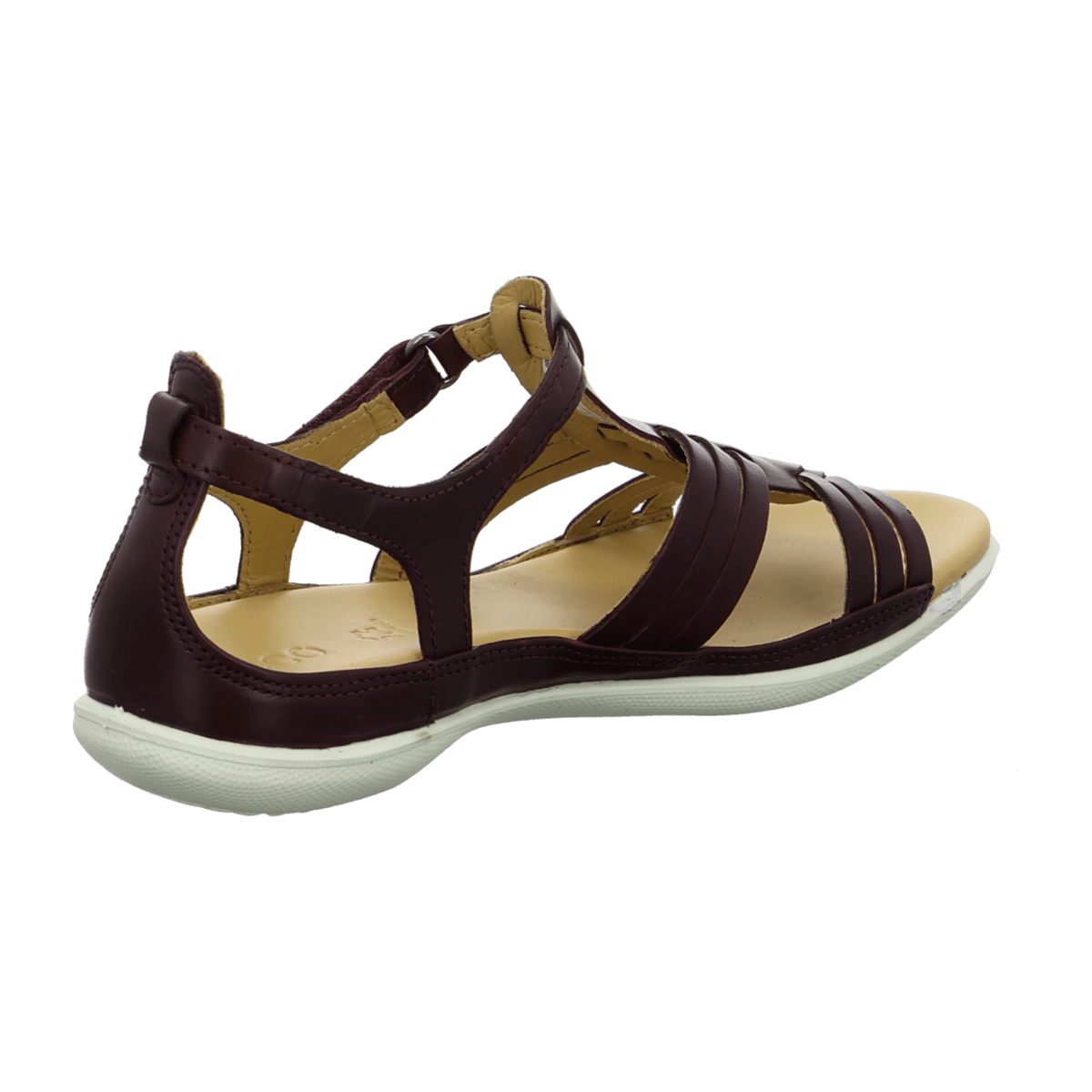 ECCO Women's Flash Huarache Leather Sandals Ruby - Lightweight Comfort