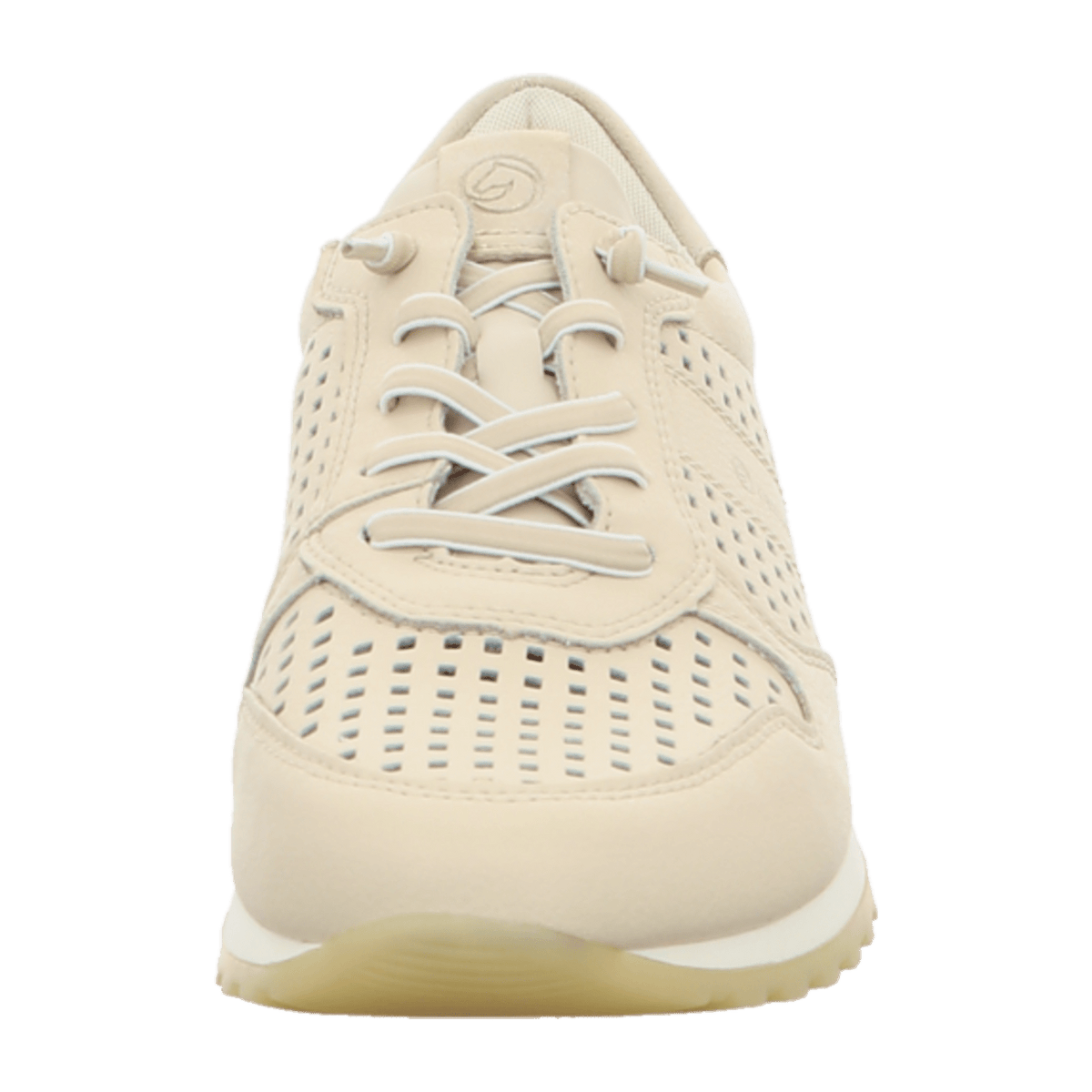 Remonte Women's D3H04 Low Trainers Beige Smooth Leather